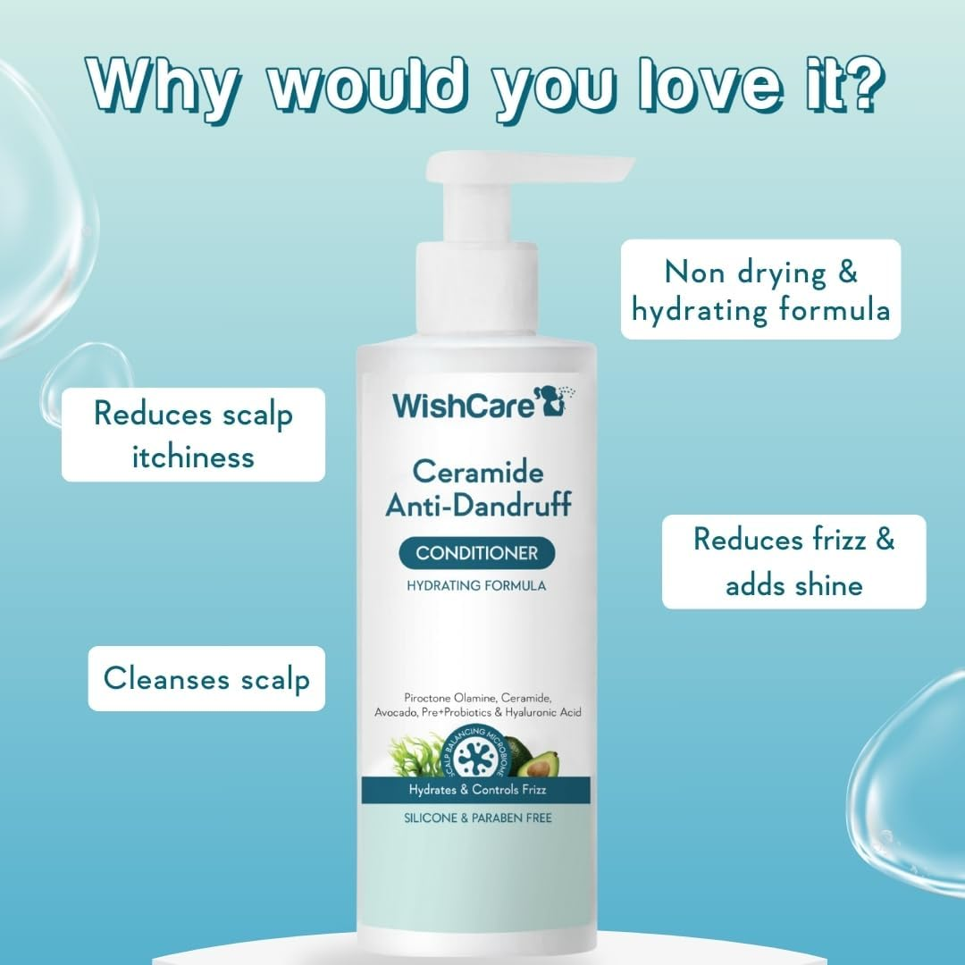 Anti Dandruff Conditioner for Dry & Frizzy Hair - Silicone and Paraben Free- 200 ML image number 4