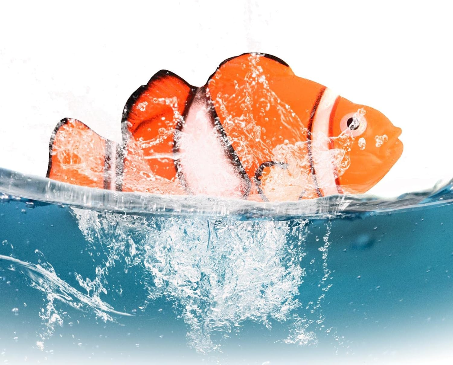 Silicone Fake Fish - Silicone Fake Fish for Fish Bowl,Artificial Fish for Fish Tank Ornament, Decoration for Aquarium Fish Tank (Color : 3) image number 1