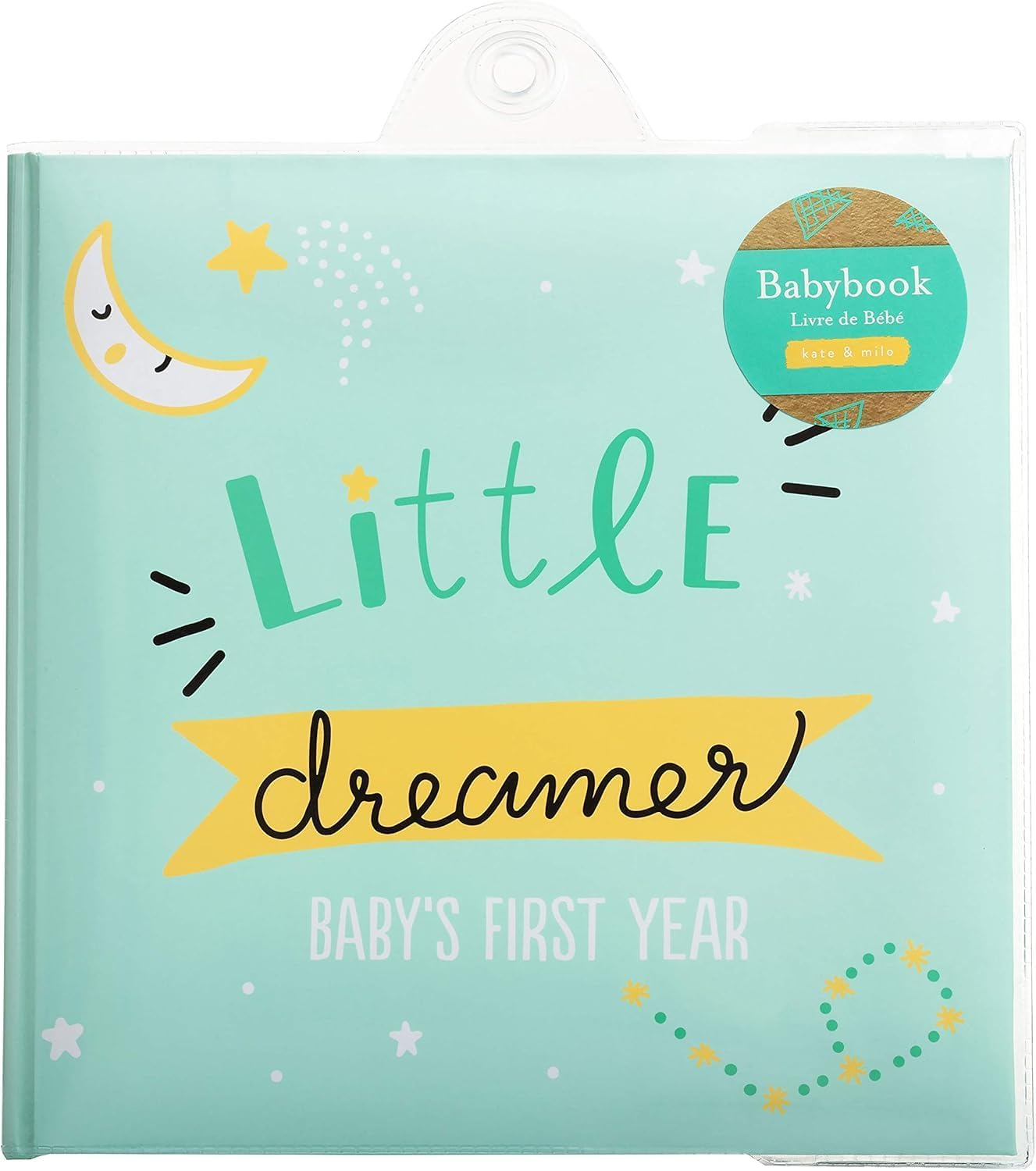 Kate & Milo Little Dreamer Stars Baby'S First Year Memory Book, Baby Milestones Photo Album, Whimsical Gender Neutral image number 5