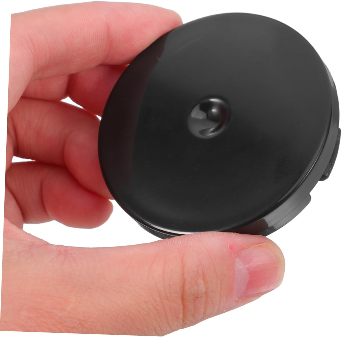 DONFAMDS 4Pcs Wheel Hub Caps Black Rim Center Covers for Car Modification Weatherproof Plastic Easy Install Stylish Hub Center Caps image number 4