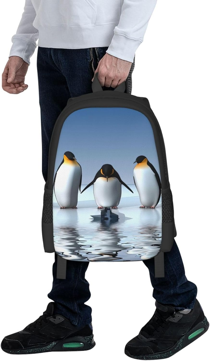 Penguin Backpack for Girls&Boy Backpacks Elementary Bookbags Middle School Bags Women Casual Daypack