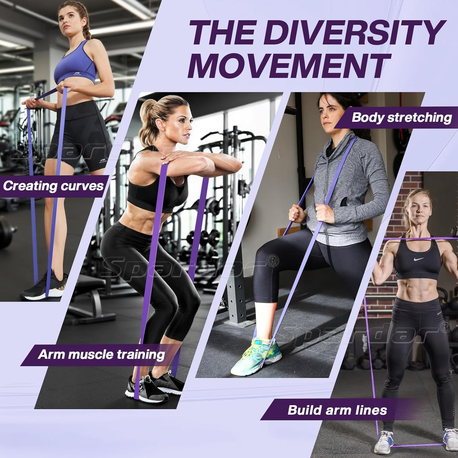 Premium Resistance Bands Set &ndash; Heavy-Duty Exercise Bands for Yoga, Powerlifting, & Full-Body Training | Boost Strength, Mobility image number 6