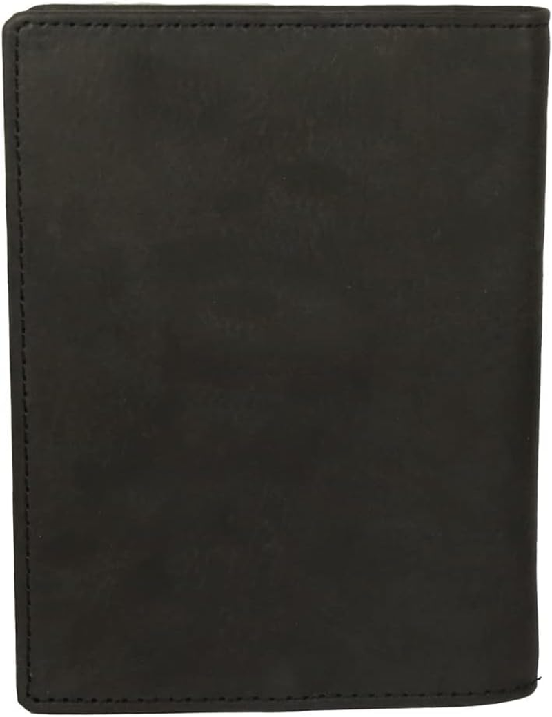 STYLE SHOES Black Smart and Stylish Leather Passport Holder, Black, Luggage image number 2