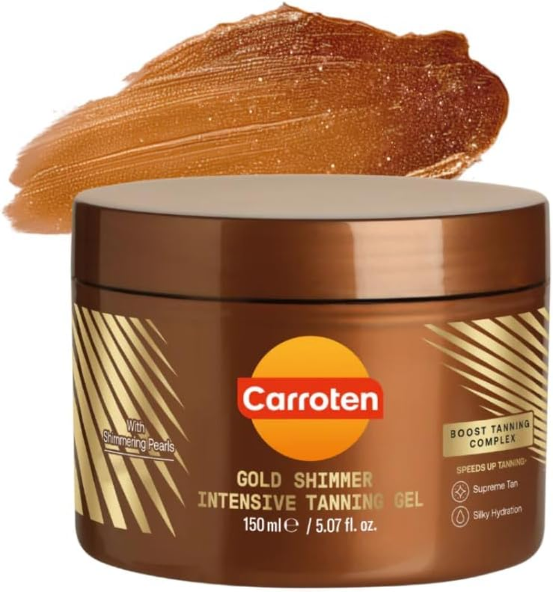 Carroten SPF0 Gold Shimmer Intensive Tanning Gel 150 Ml image number 5