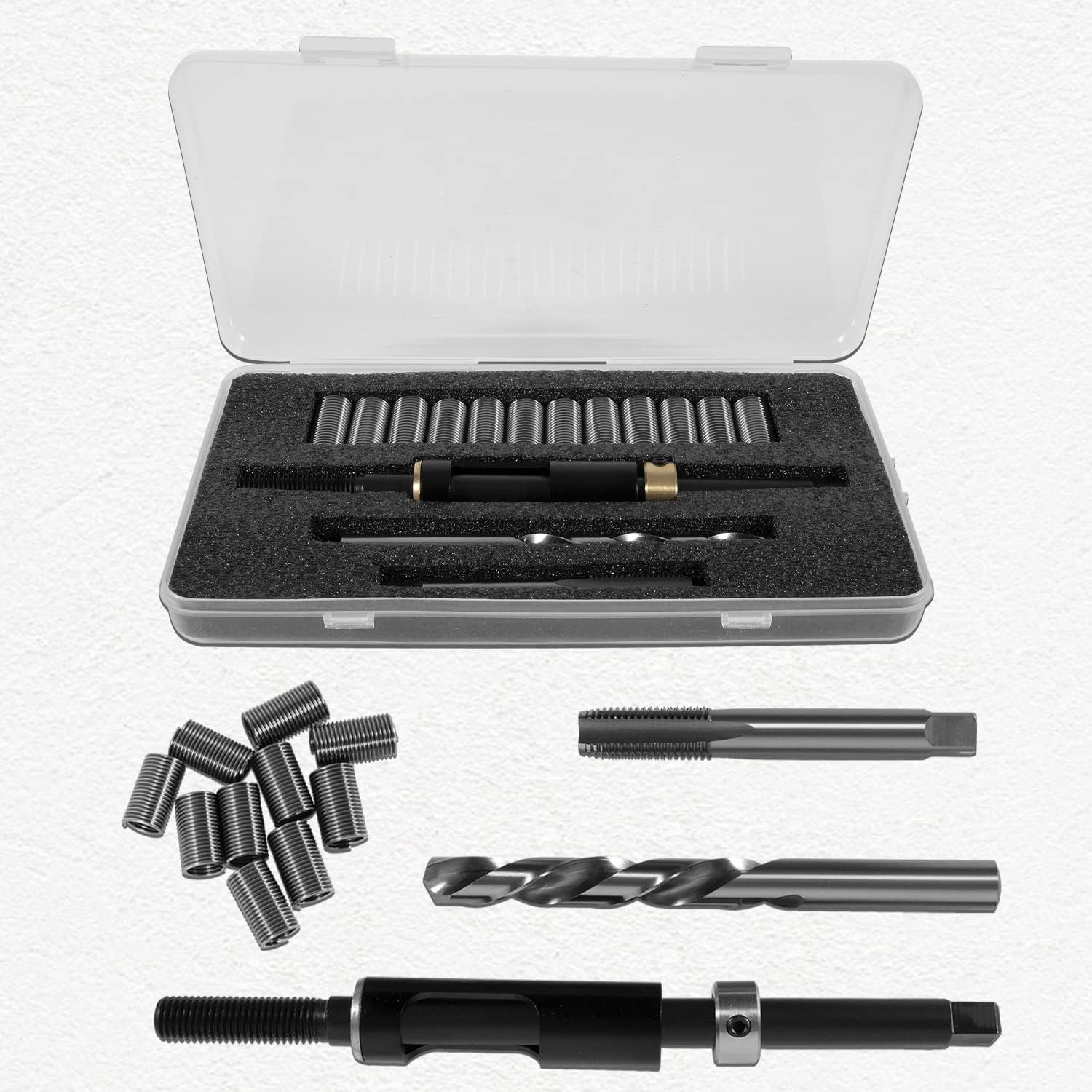 Dearchan 35119S Metric Head Bolt Thread Repair Kit for Cadillac, for Honda, for Toyota, Metric Head Bolt Thread Repair - M11 X 1.5 image number 1