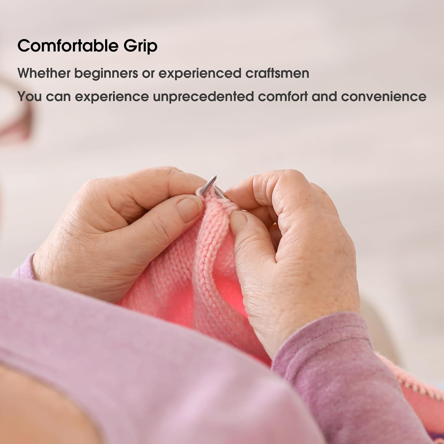 9Pcs 100Cm Circular Knitting Needles Set, Size 3.5Mm, 4Mm, 4.5Mm, 5Mm, 5.5Mm, 6.5Mm, 8Mm, 9Mm, 10Mm, Stainless Steel Metal Circular Needle with Flexible Smooth Joints for Blankets, Sweaters, Shawls, Hats, Scarf Knitting for Beginners image number 1