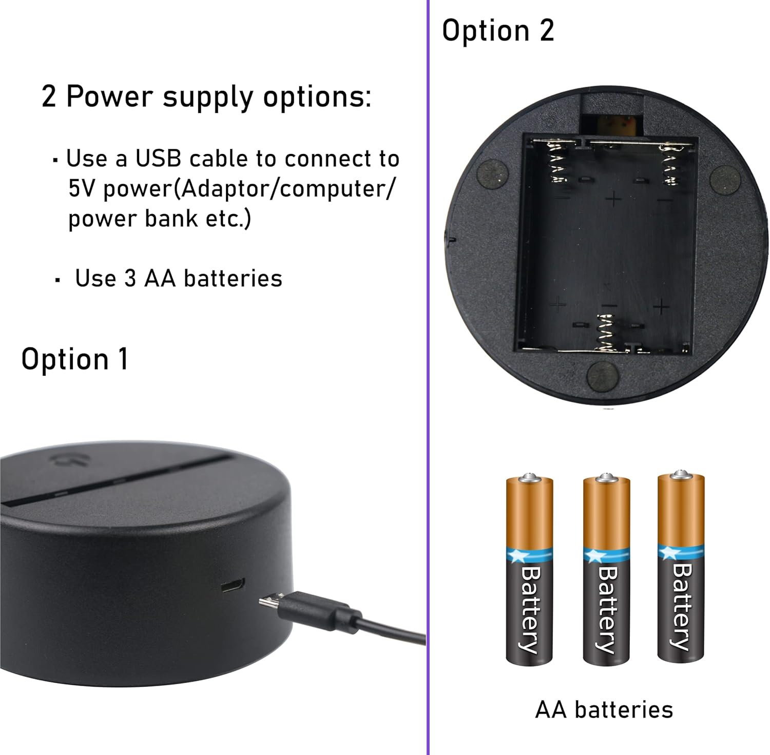 VANSIHO 16 Colors 3D LED Night Light Base Fit for DIY 3D Illusion Pattern on Acrylic Blanks for Kids/Boys/Girls,12 Sets 3D Night Lamp with Remote Control USB Cable(12Packs) image number 3