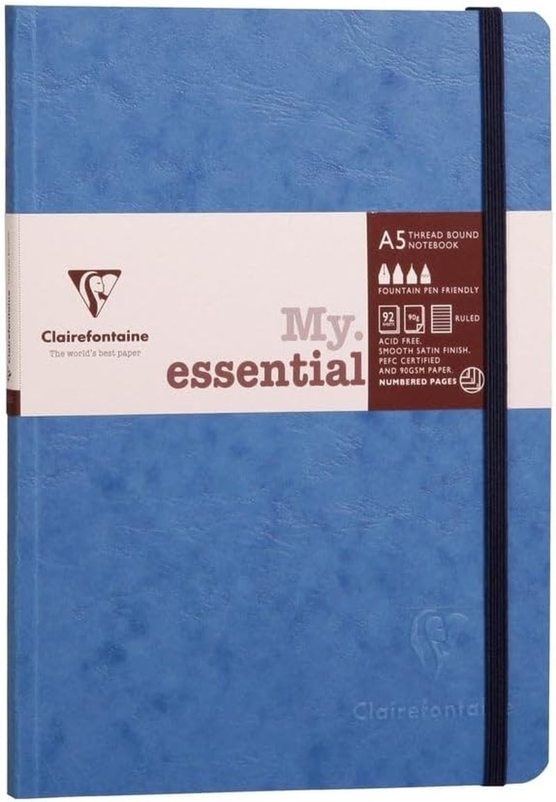 Notizbuch Age Bag My.Essential A5 96 Blatt Dot-Linierteatur, Blau