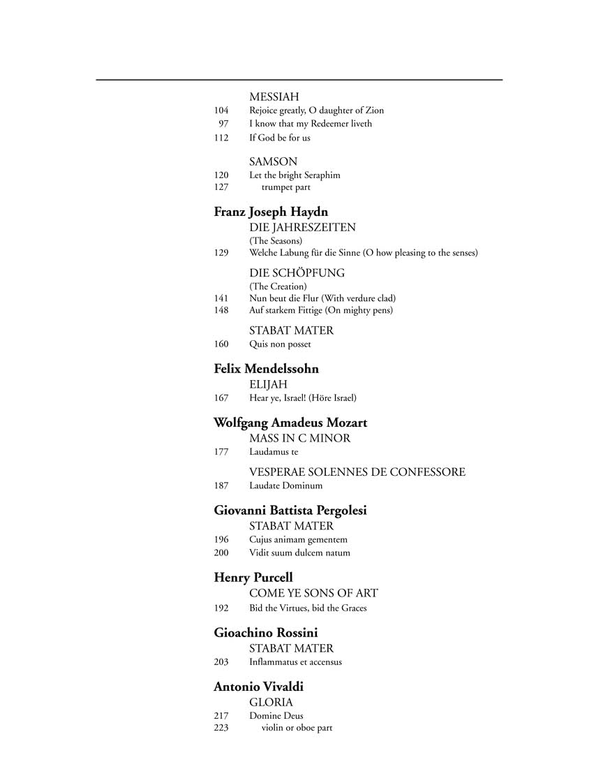 Hal Leonard the Oratorio Anthology the Vocal Library Book: the Vocal Library Soprano