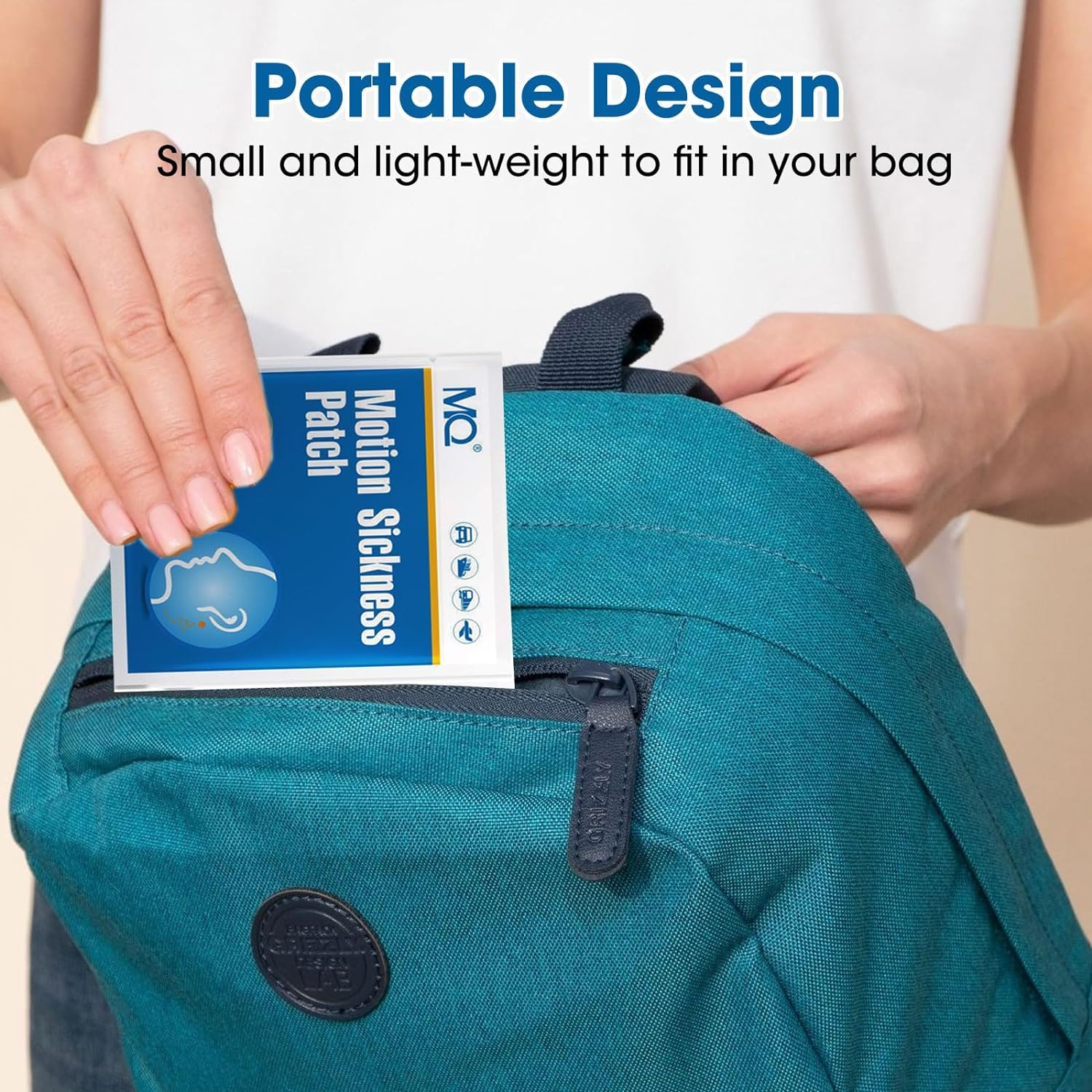 MQ 14Ct Motion Sickness Patch for Car and Boat Rides, Cruise and Airplane Trips - Relieves Nausea, Dizziness & Vomiting from Seasickness, Fast Acting and No Side Effects image number 4