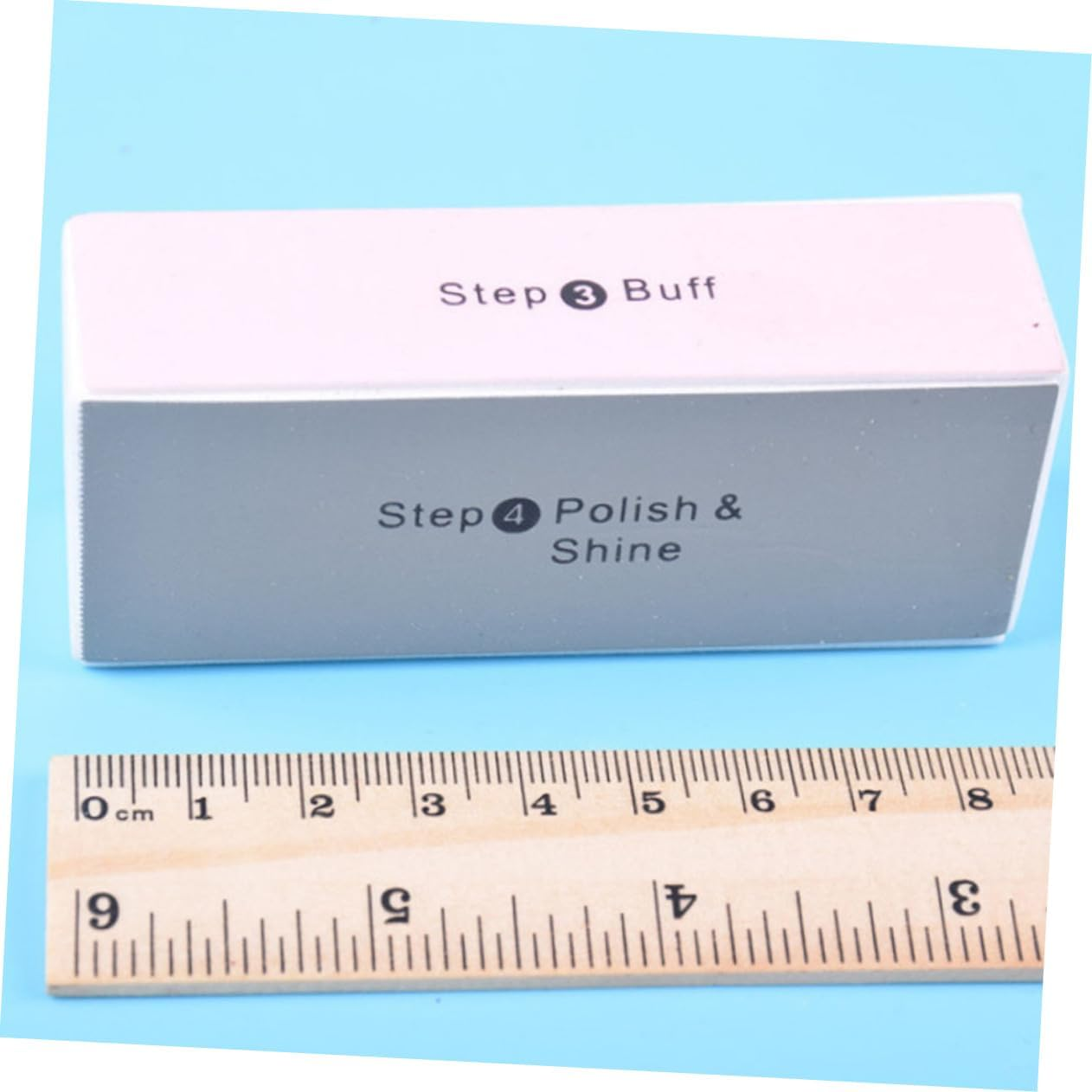 NULYLU 30Pcs Nail Buffing Sponge Sides for Grind Sanding Diy Artwork Polishing Walnut image number 6