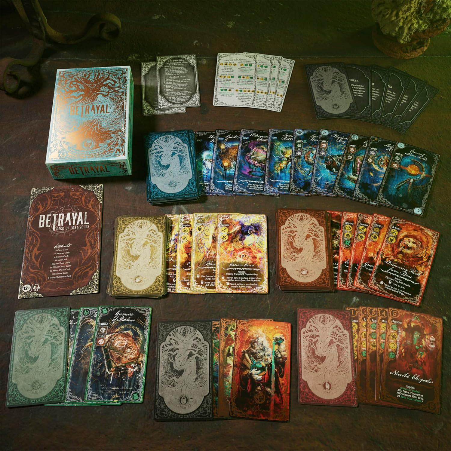 AVALON HILL Betrayal Deck of Lost Souls Card Game | Tarot-Inspired Secret Roles Game | Ages 12 and up | 3 to 5 Players | 20 Mins. Avg. | Cooperative Strategy Games image number 3