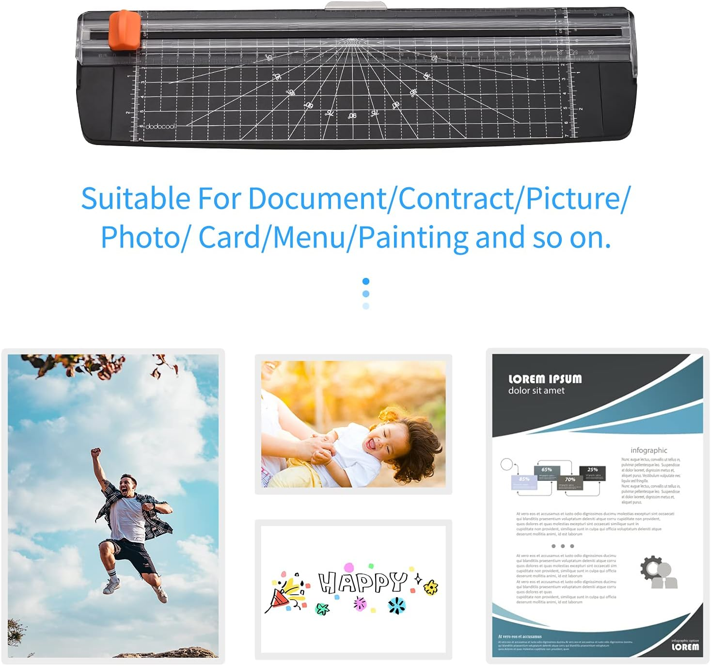 VYNTEL Intelligent Laminator Kit, A3 Hot and Cold Dual-Mode Temperature-Controlled Laminating System with A4/A5/A6 Laminating Pouches Corner Rounder,Home Office School, AU Plug image number 4