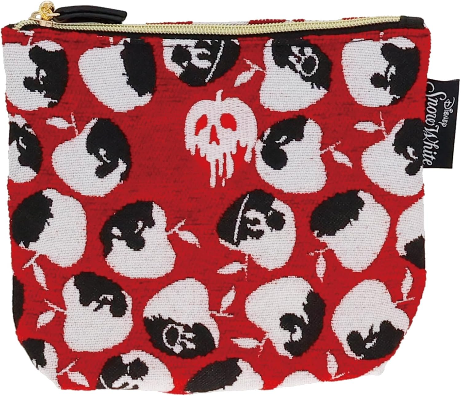 Marushin Disney Snow White Face in Apple Pouch, Gobelin Weave, Embroidery, Woven Name, Apple Charm 2335060000