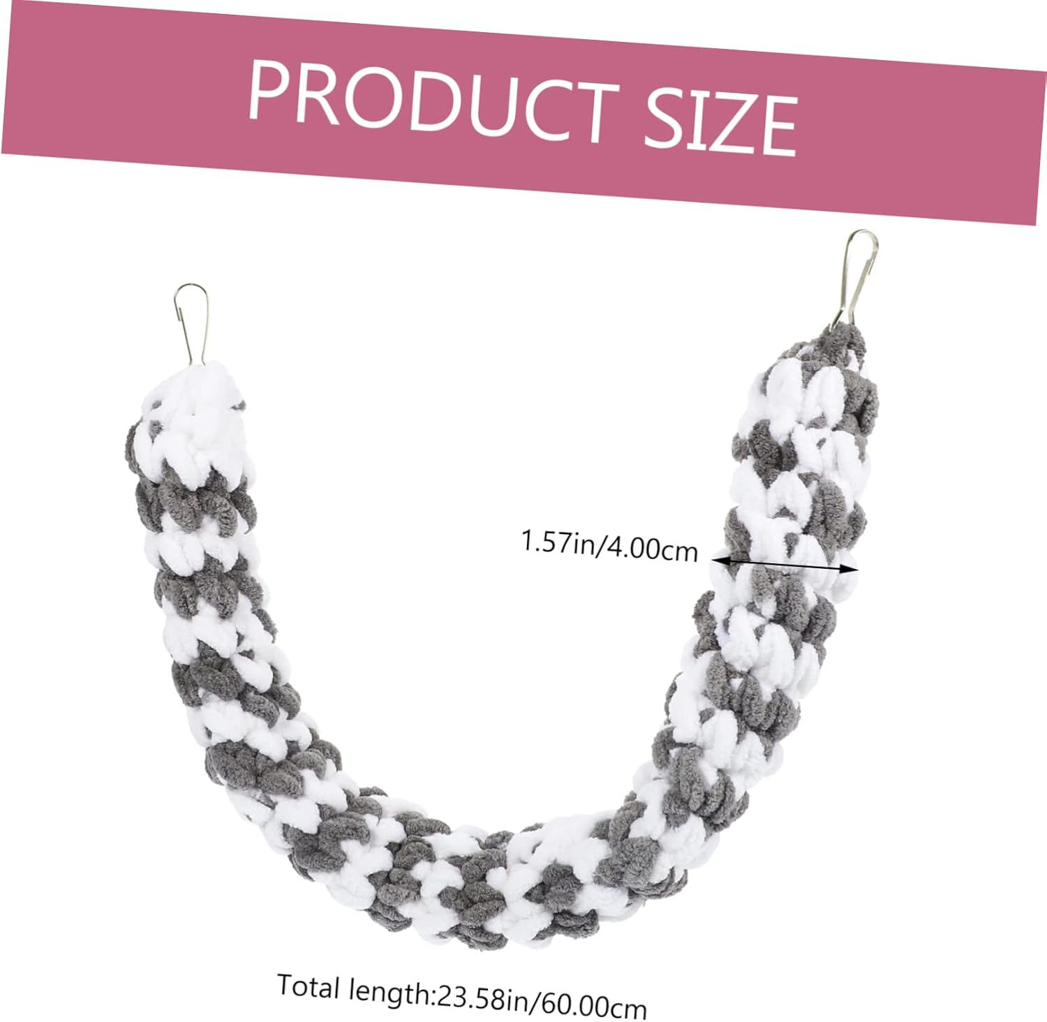 BELLIFFY Climbing Rope Toys for Rats Guinea Pigs Hamsters Sugar Glider Toy Wear-Plaything Portable Rat Plaything Cage image number 4