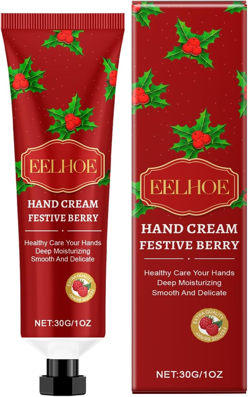 Hand Cream for Women, Hand Cream Gift Set, Hand Lotion Travel Size Bulk for Dry Cracked Hands, Moisturizer Hand Cream for Stocking Stuffers and Christmas Decorations (5PCS-D)
