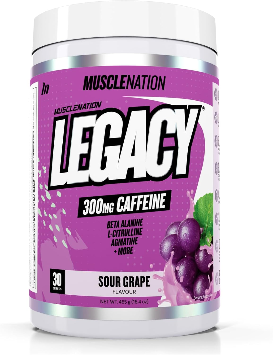 Muscle Nation Legacy Sour Grape 465G image number 2