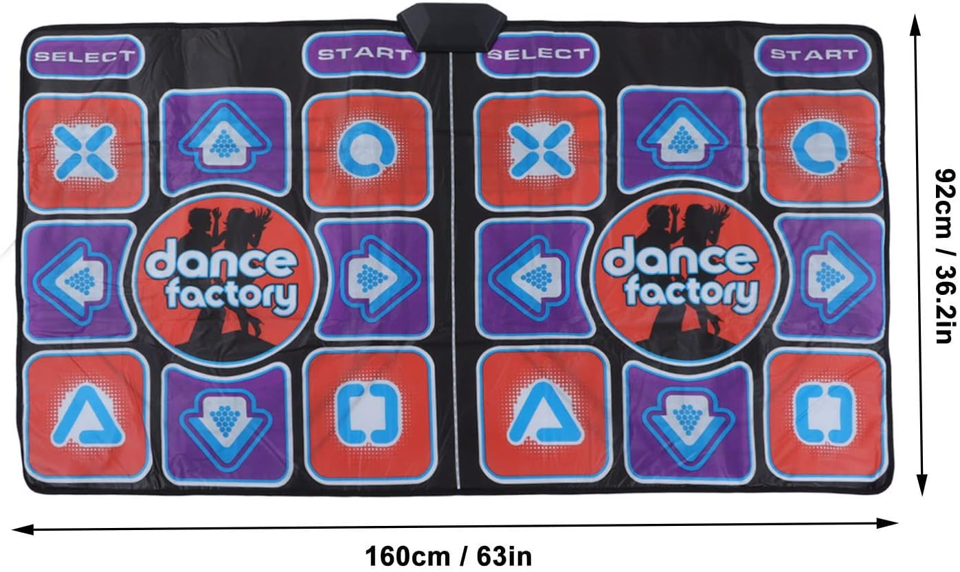 Double User Exercise Musical Dance Pad, High Sensitivity Foldable Glowing Arrows Step Pad with Different Difficulty Levels for Kids and Adults image number 6