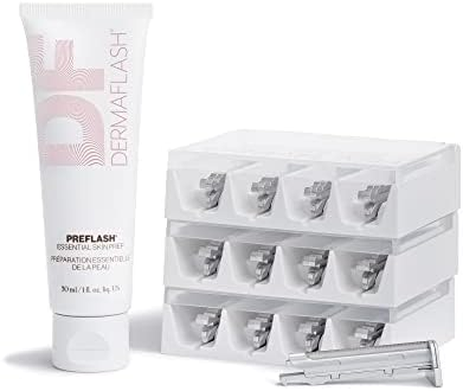 DERMAFLASH ESSENTIALS Dermaplaning Replenishment Kit for Women (Compatible with DERMAFLASH LUXE+ Dermaplaning Tool Only) image number 2