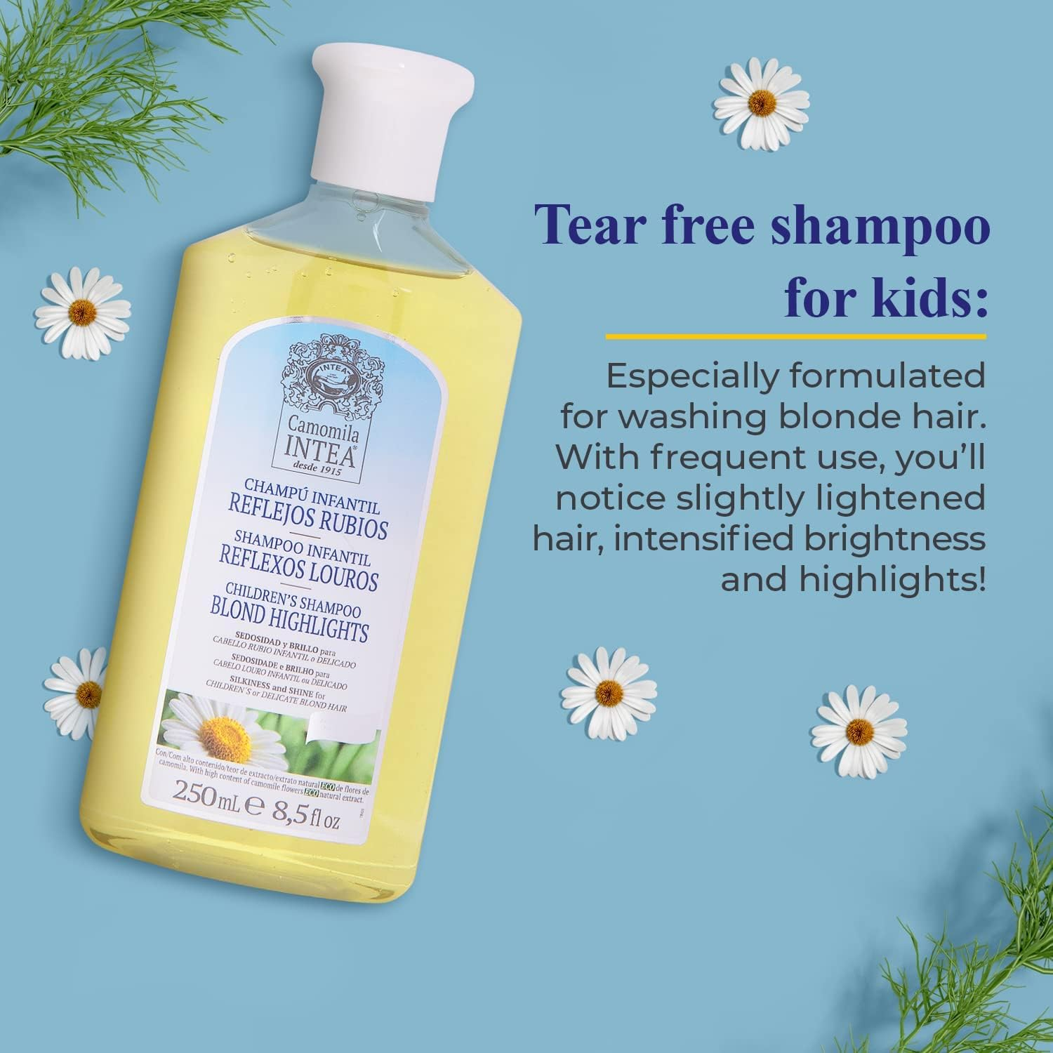 Intea Camomila Children'S Shampoo Blonde Highlights 250 Ml image number 1