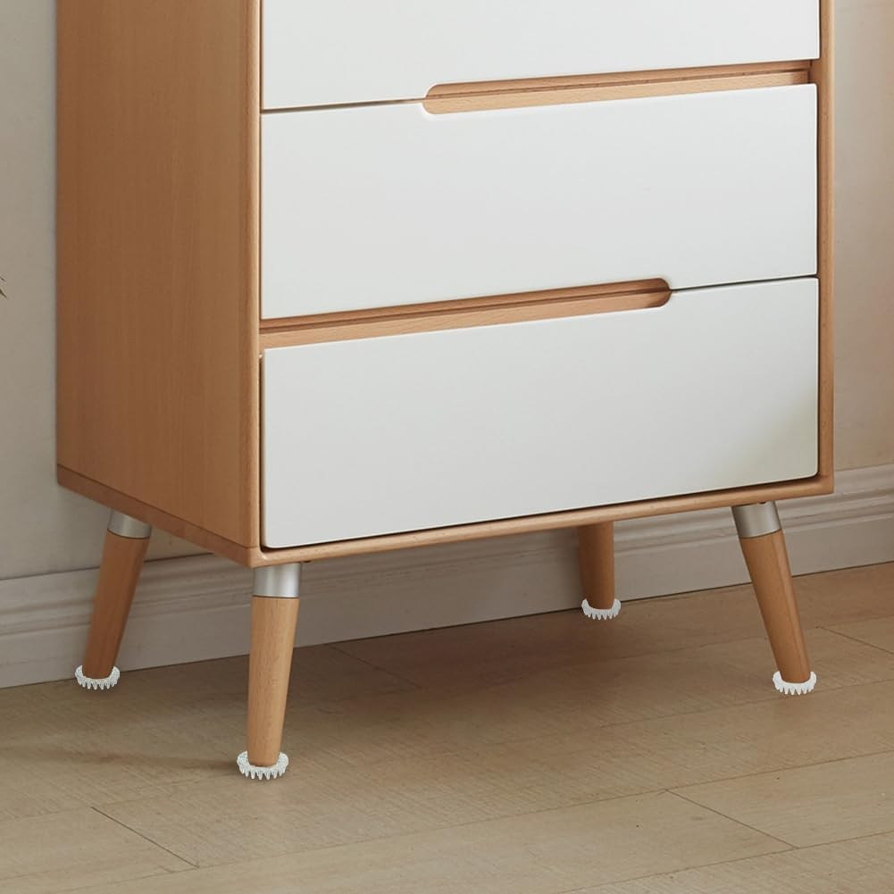 12Pcs Self Stick Carpet Protector Spiked Caster Cups, Furniture Leg Carpet Protectors, anti Slip Pads Comfortable Touch Caster Cup for Sofas/Tables/Chairs(Size:Round, 55Mm)