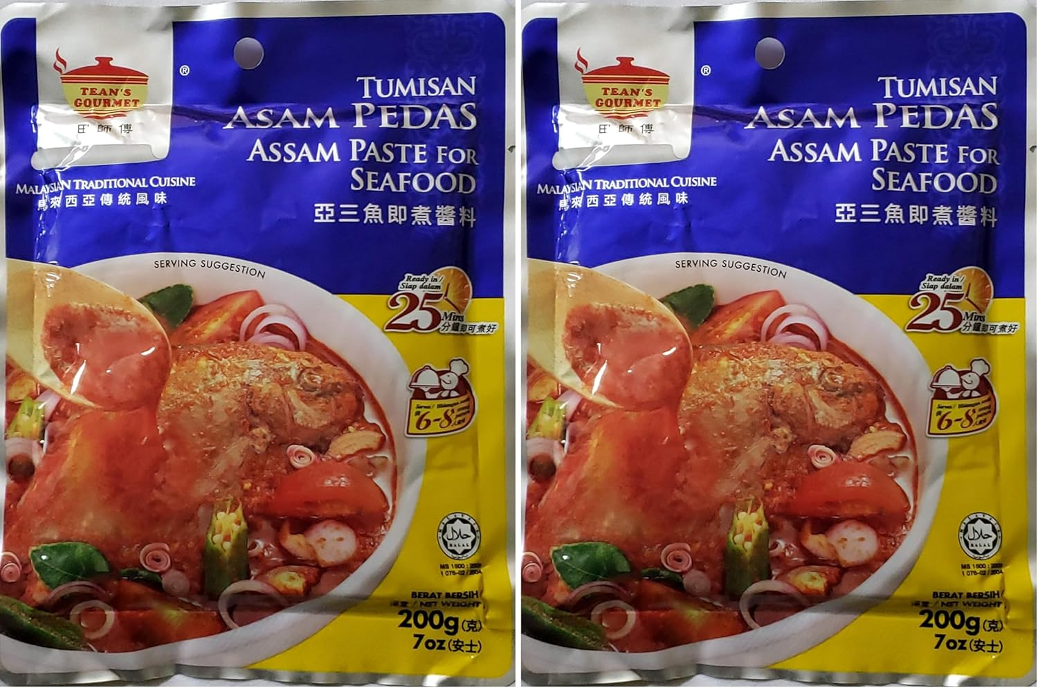 Tean'S Assam Paste for Seafood 200G