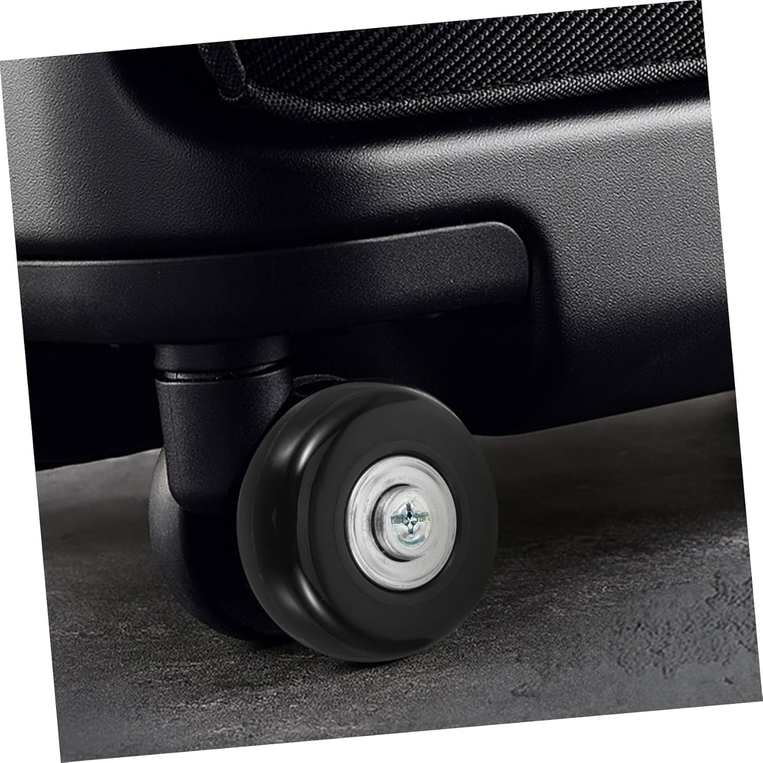 ULTECHNOVO 2Pcs Replacement Luggage Wheels Small Rubber Suitcase Swivel Casters Universal Fit Travel Suitcase Wheel Repair Kit 45X18Mm image number 4