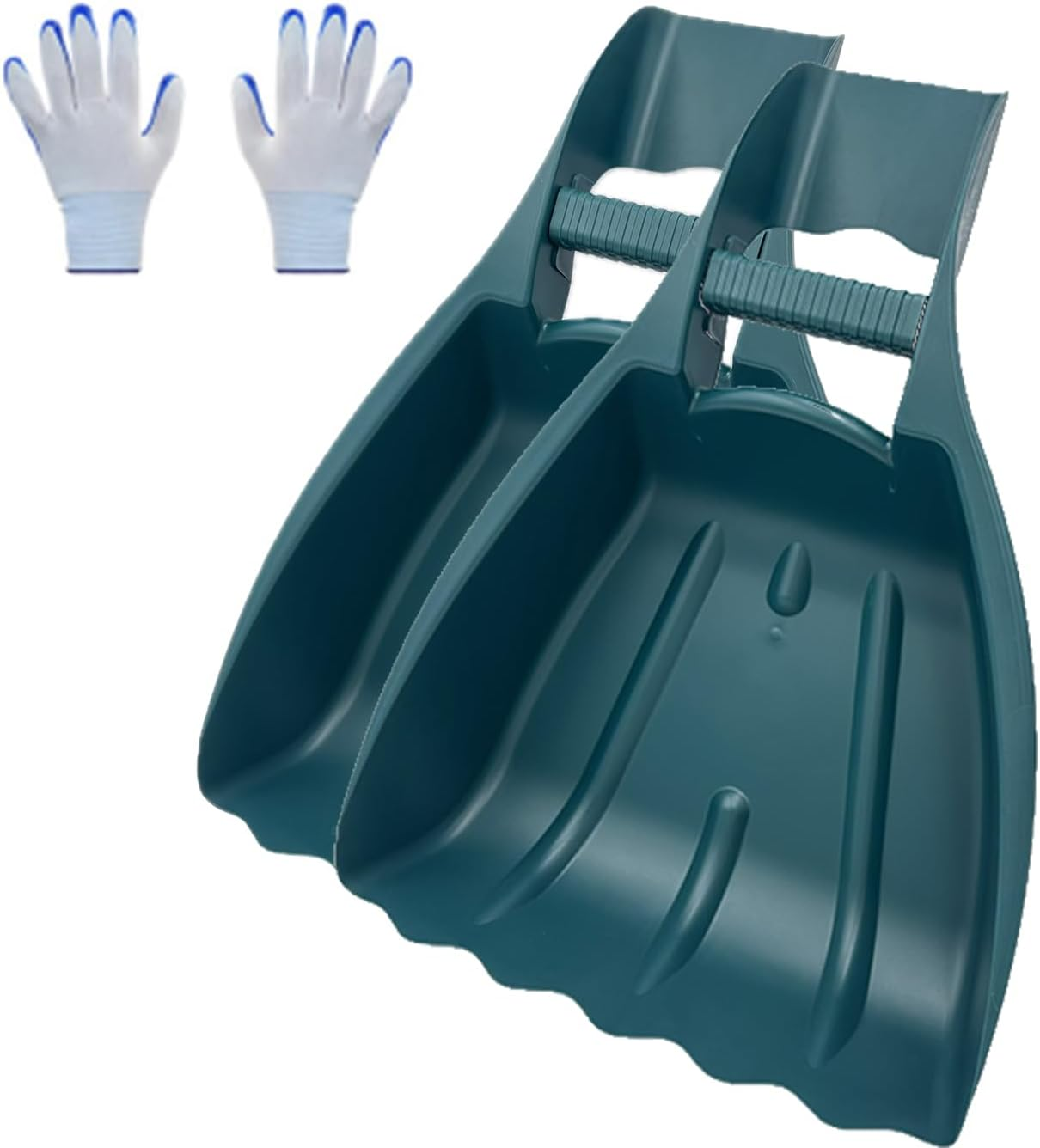 Large Leaf Scoops and Hand Rake Claw, Ergonomic Hand Held Garden Rake Grabbers for Picking up Leaves,Grass Clippings and Lawn Debris image number 1