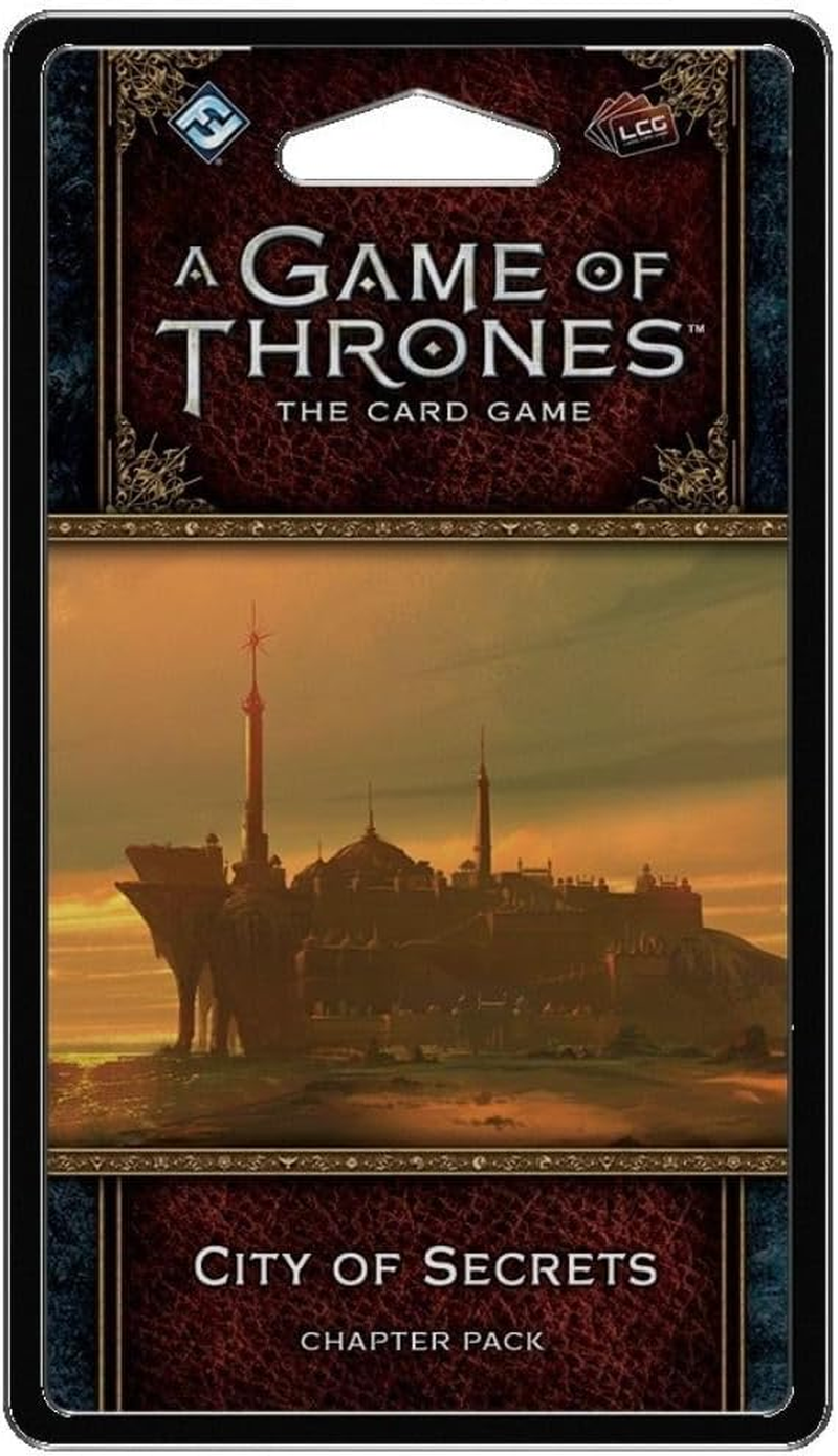 Fantasy Flight Games a Game of Thrones LCG - City of Secrets Chapter Pack Card Game image number 1