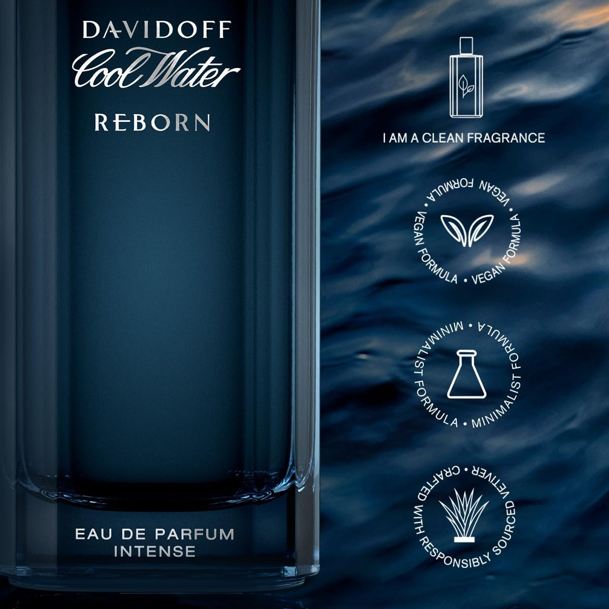 Davidoff Cool Water Reborn Eau De Parfum Intense for Men 100Ml image number 4