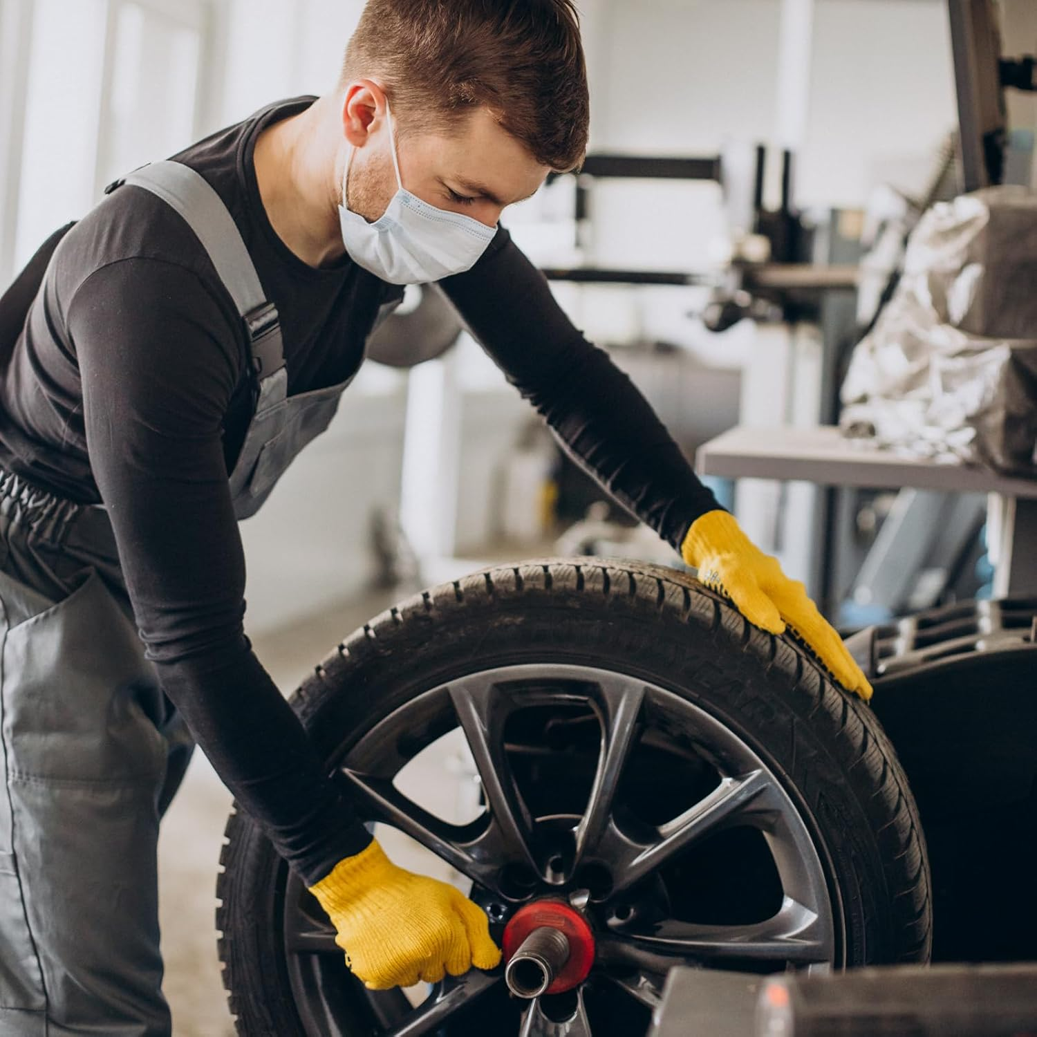 Snap-In Valves Stems, 26 PCS Rubber Tire Valve Stems with Dust Caps for Automotive, Furniture, Decoration image number 1