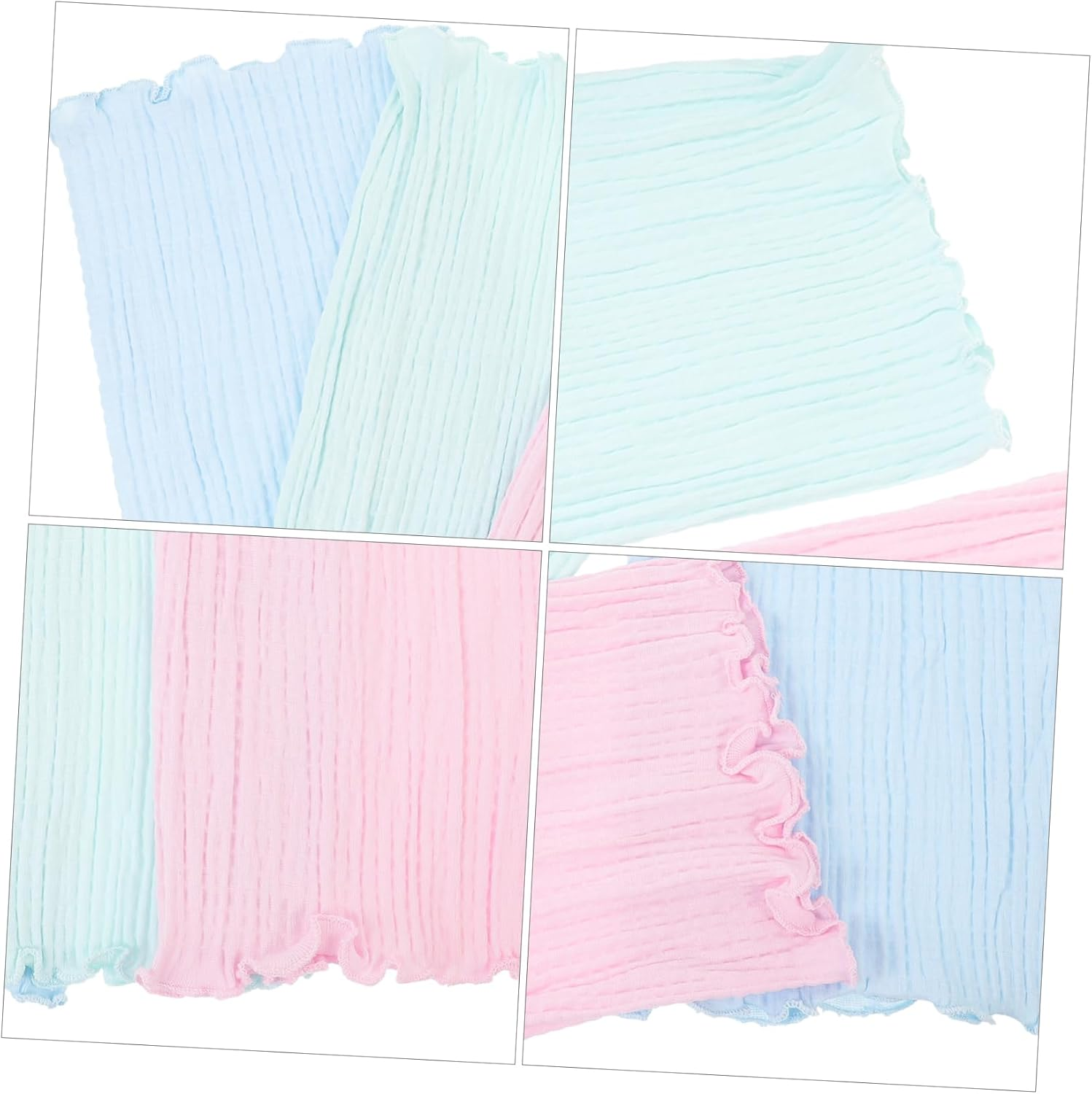 3Pcs Infant Bellyband and Toddler Belly Belt Set for Newborns, Elastic Cotton Belly Protector Thickened Warm Abdominal Wraps, Soft Breathable Bellybands for Baby Boys and Girls in Assorted Colors image number 4