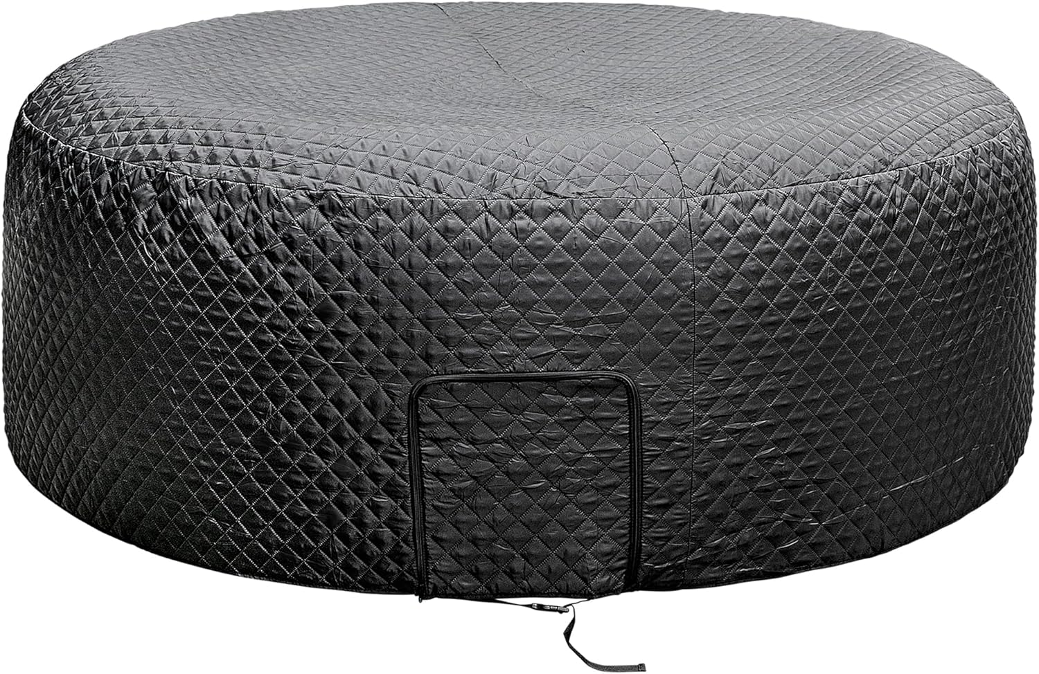 Tlswshsy 71'' X 27'' Insulated Inflatable Hot Tub Thermal Cover, Energy Efficient Hot Tub Cover with Zipper Door, Inflatable Hot Tubs Full Coverage for Keeping Warm Extra Insulation and Dustproof