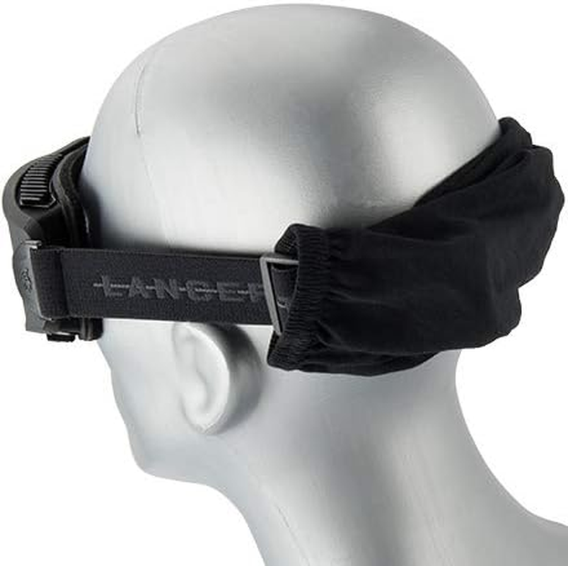 Lancer Tactical AERO 3Mm Thick Dual Pane Lens Eye Protection Safety Goggle System ANSI Z87 1 Rated Industry Standard Panel Ventilated W/Anti-Scratch Shield Fully Adjustable - Khaki image number 7