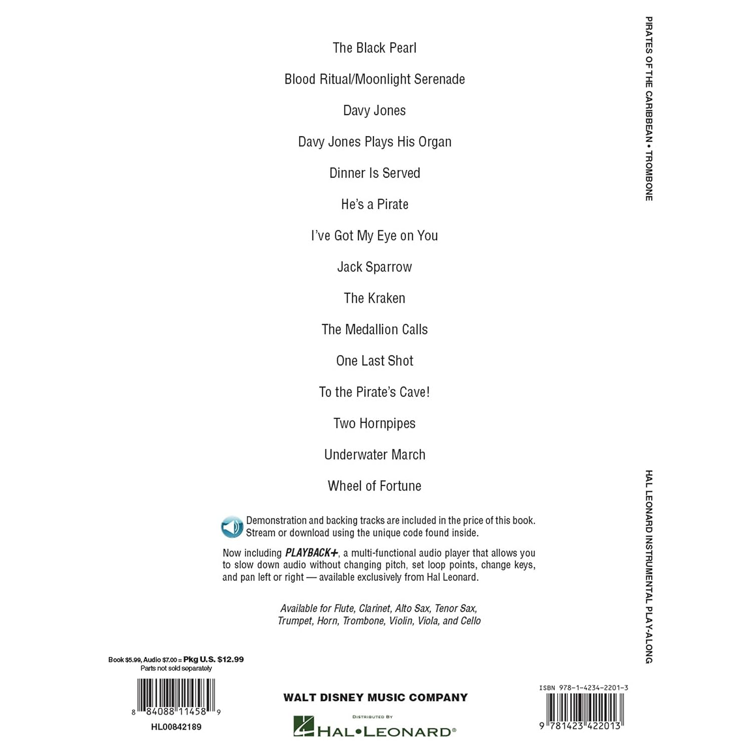 Pirates of the Caribbean: for Trombone (Hal Leonard Instrumental Play-Along): Instrumental Play-Along - from the Motion Picture Soundtrack image number 5