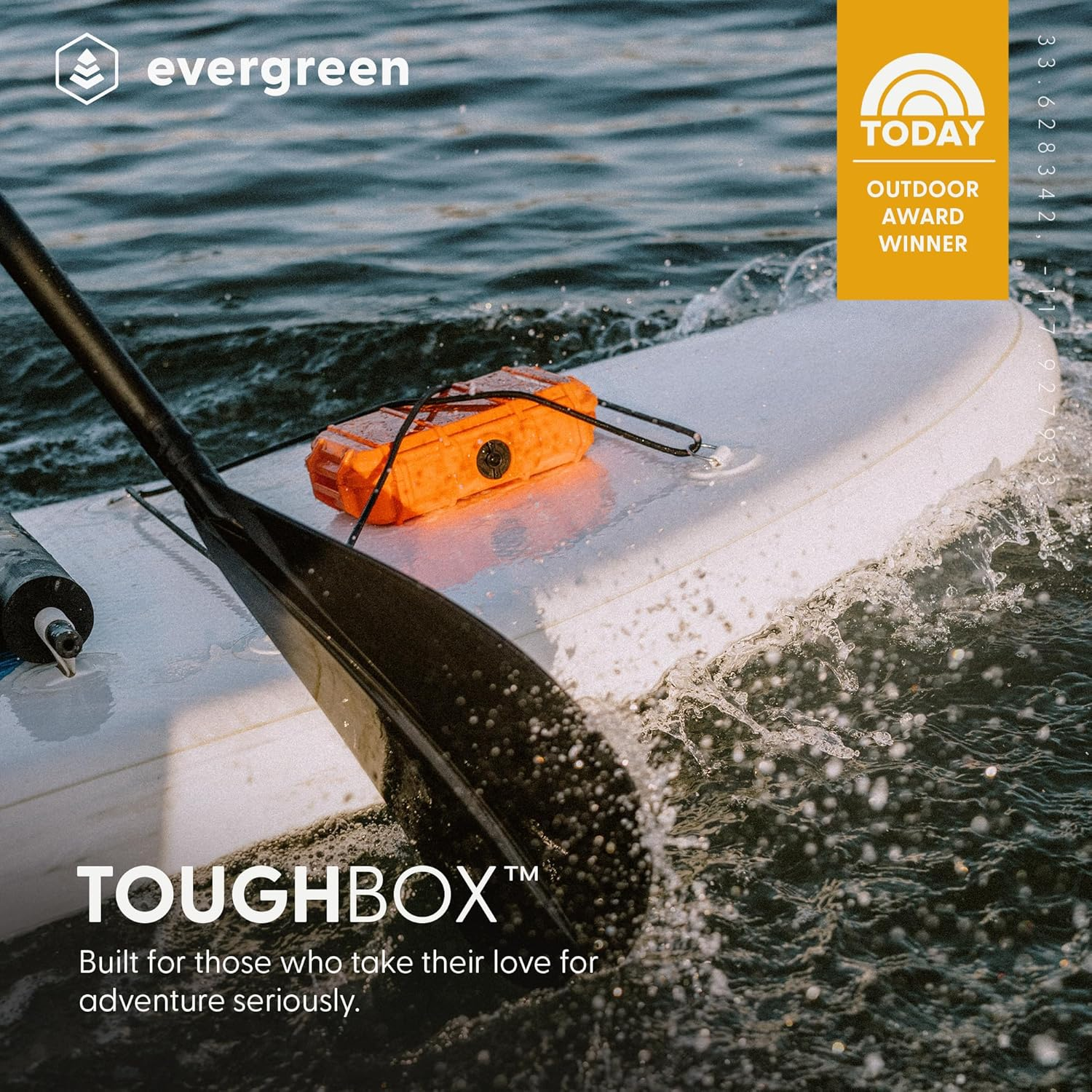 Evergreen 56 Waterproof Dry Box Protective Case - Travel Safe/Mil Spec/Usa Made - for Tackle Organization of Cameras, Phones, Camping, Fishing, Hiking, EDC, Water Sports, Knives (Orange) image number 4