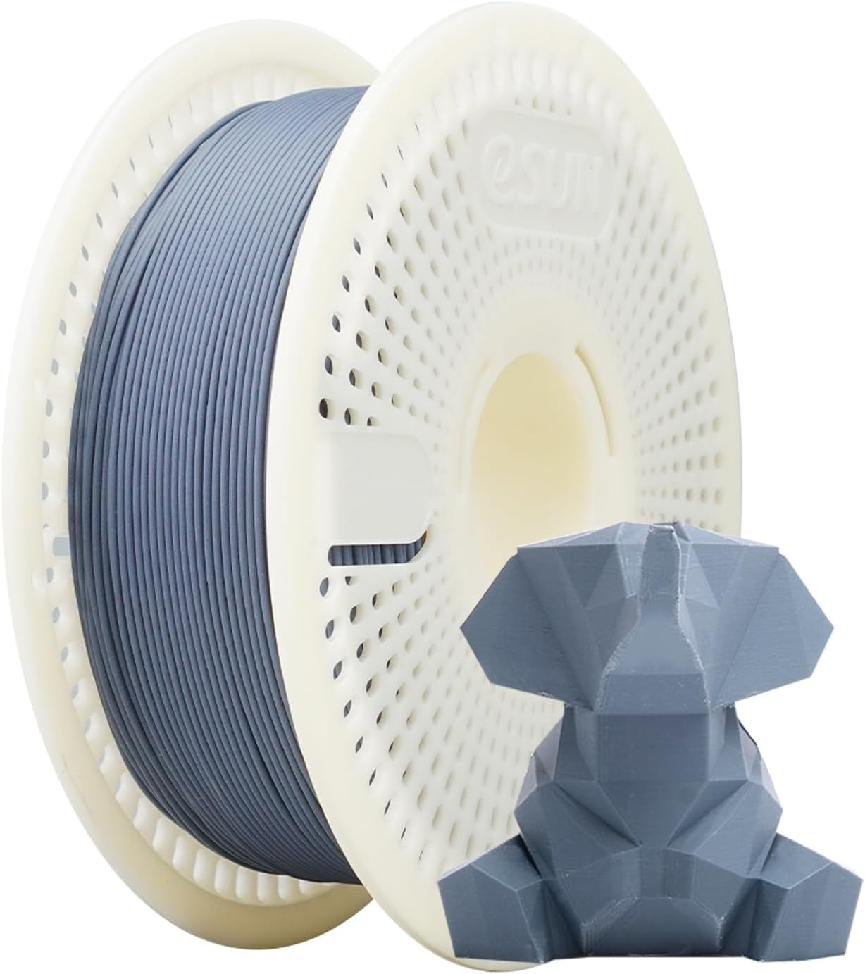 Esun Matte PLA Refill Filament and Spool Kit, Spoolless Matte PLA 1.75Mm and Removable Filament Espool+, 1KG Spool (2.2 LBS) 3D Printing Filament for 3D Printers,Dark Grey image number 5
