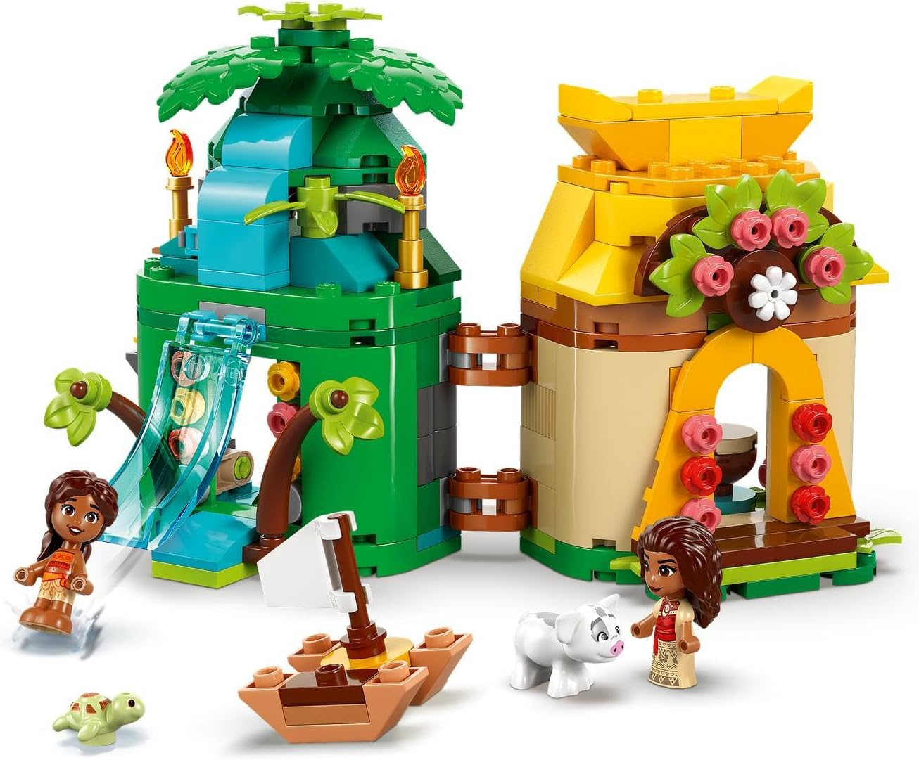 LEGO ǀ Disney Moana&rsquo;S Island Fun Buildable Princess Toy for 5+ Year Old Girls & Boys with 2 Micro-Doll Figures, a House Model & Accessories, Moana Movie Memorabilia Set, Kids' Building Toys 43260 image number 2