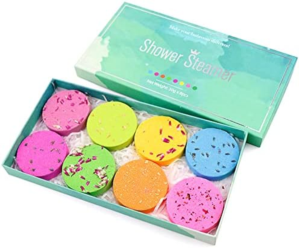 Angel'S Finery 8 Pack Shower Steamers for Men Aromatherapy Relaxation Stress Relief Spa Yoga Birthday Mom Girl Teacher Student Gift Autumn Anniversary Weekend Formal Casual Luxury Gift image number 6