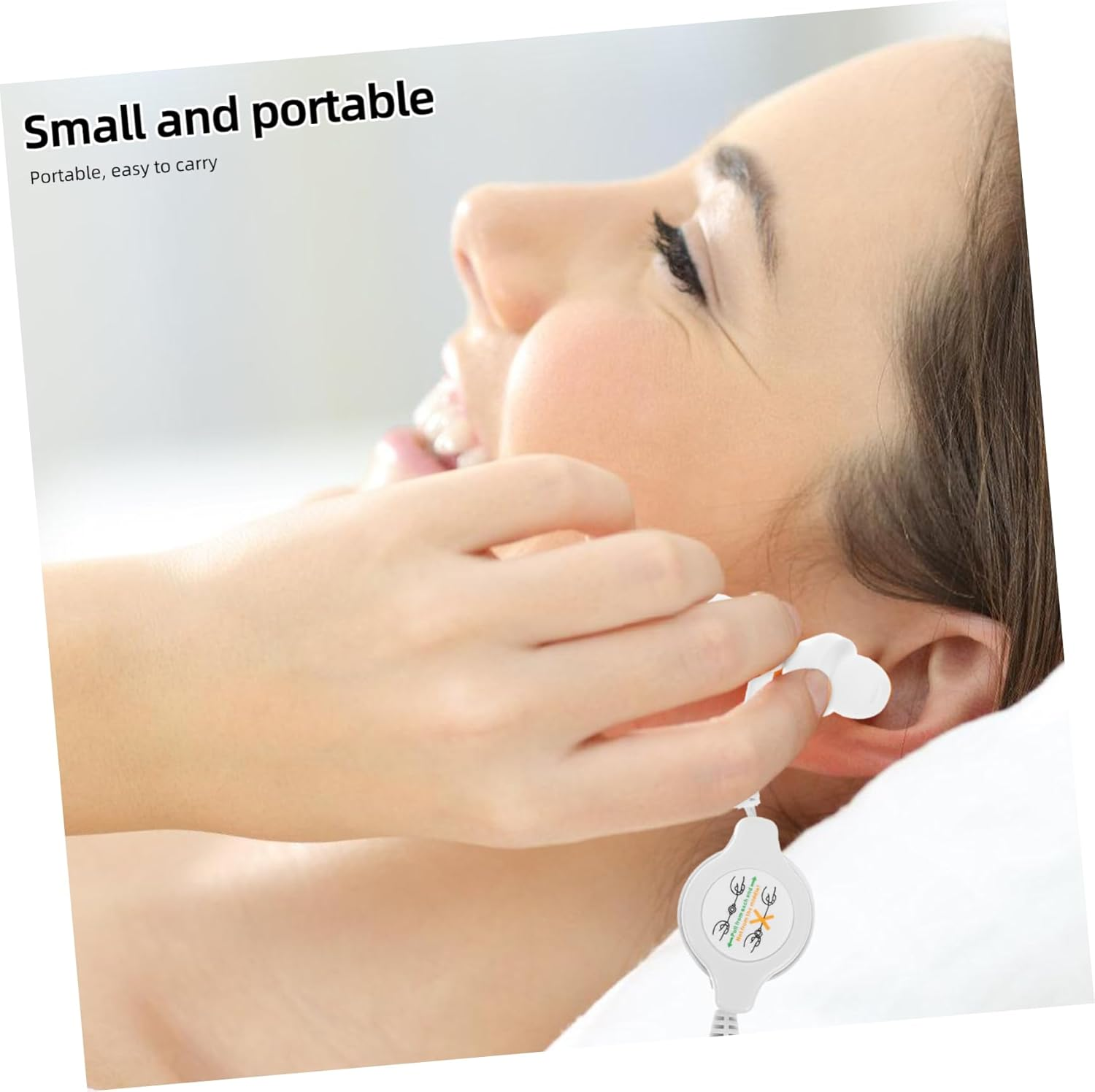 HONMEET Ear Headphones Lightweight Retractable with Connection for Players Portable Design Comfortable Cushions for Travel and Everyday image number 3