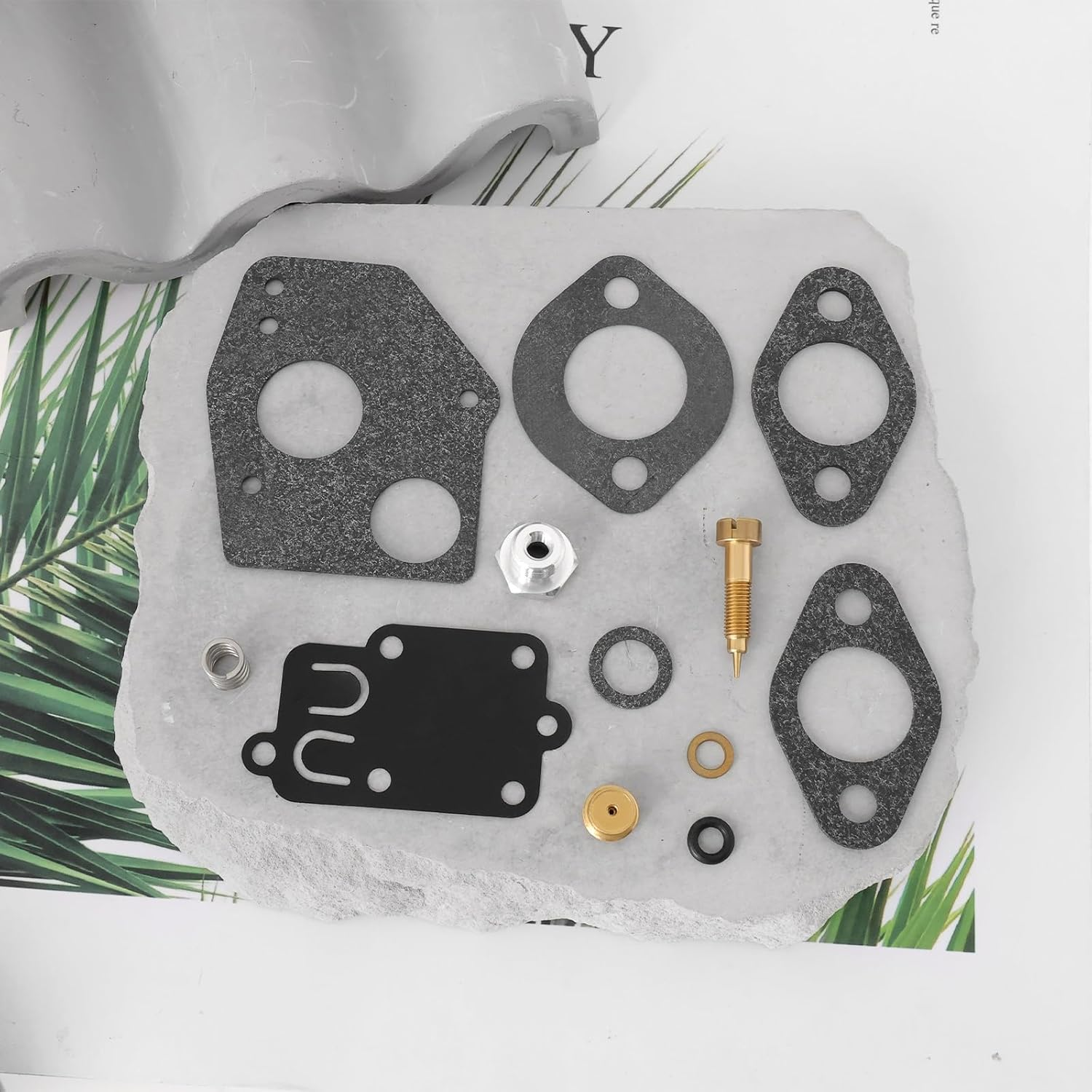 OTOTEC 1Set Carburetor Rebuild Kit Replacement Part 94624 495606 796184 Compatible with Briggs and Stratton Compatible with Craftsman 3HP to 5HP Engines Small Engine Carburetor Kit image number 5