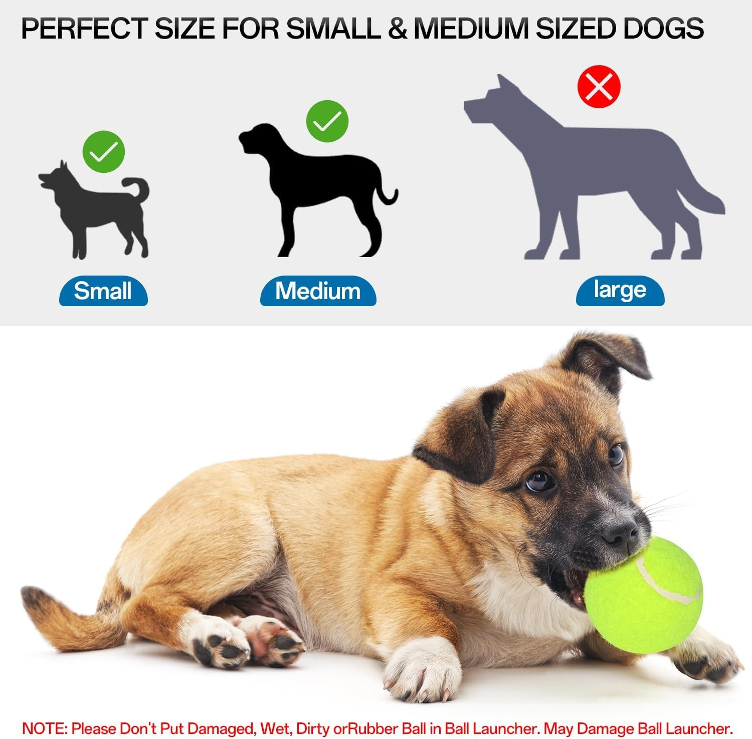 Dog Ball Thrower Launcher,Automatic Ball Launcher for Dogs with 12 Tennis Balls,Thrower Distance 3-9M(10-30Ft), Interactive Dog Fetch Machine for Small Dogs Indoor/Outdoor Playing image number 6