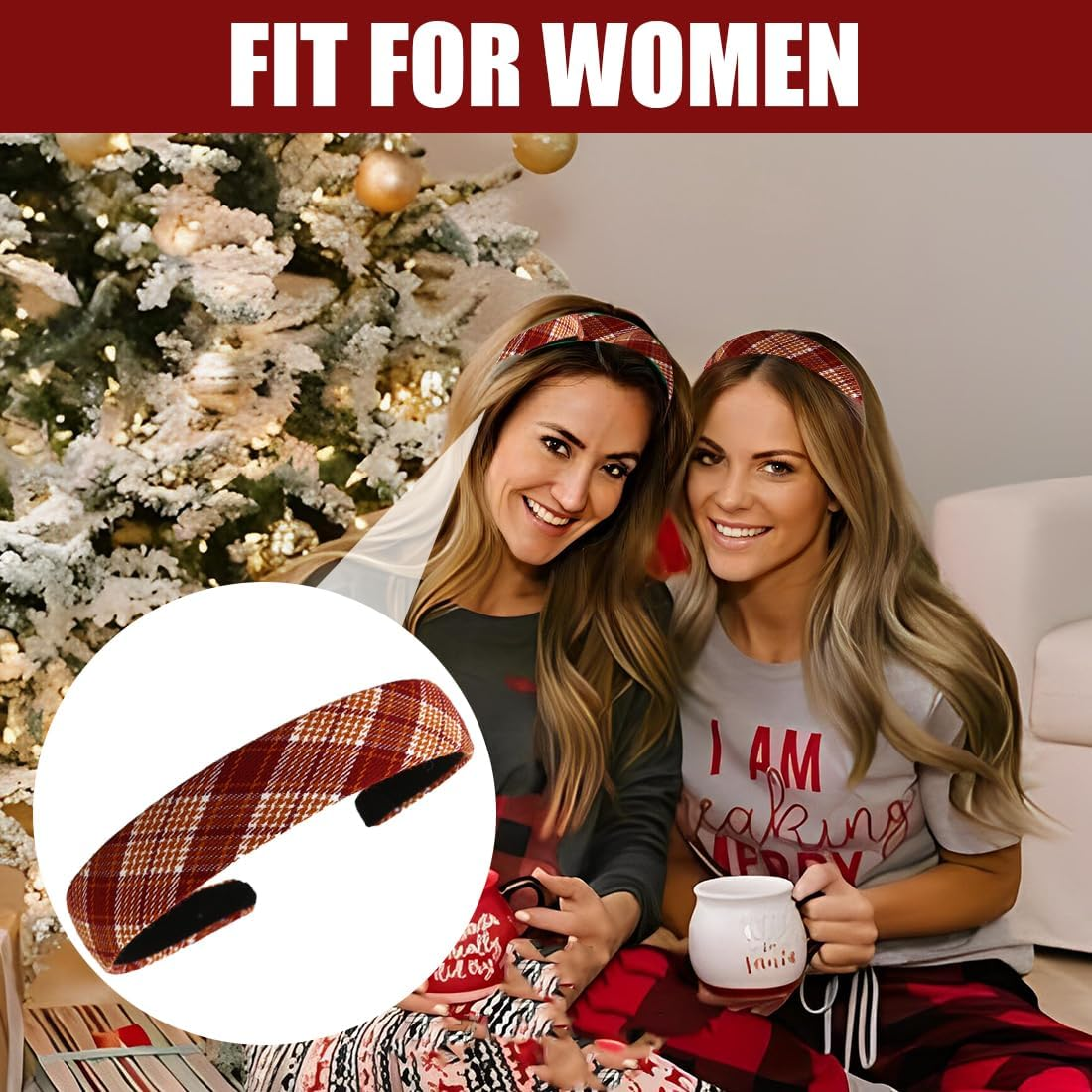 Headband Set Women'S Headband Wide Hair Band Vintage Padded Headband Fashion Headbands Hair Accessories Headband for Women Girls image number 5