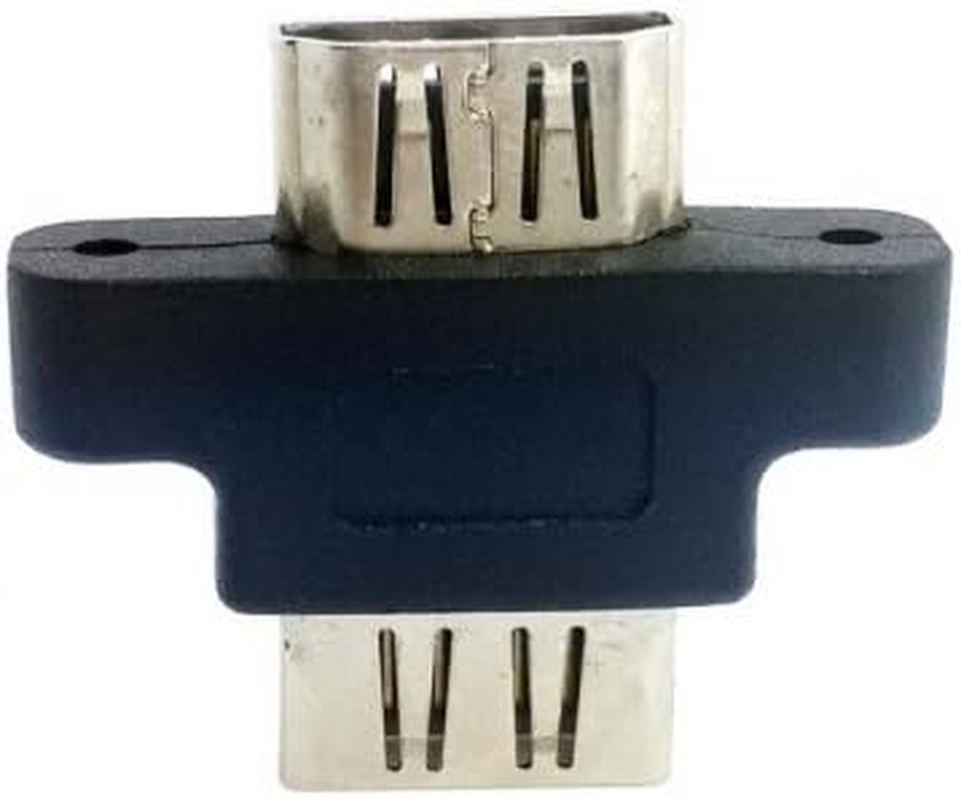 Cablecc HDMI Female to HDMI 1.4 Female Extension Extender Coupler Adapter with Panel Mount Holes image number 6