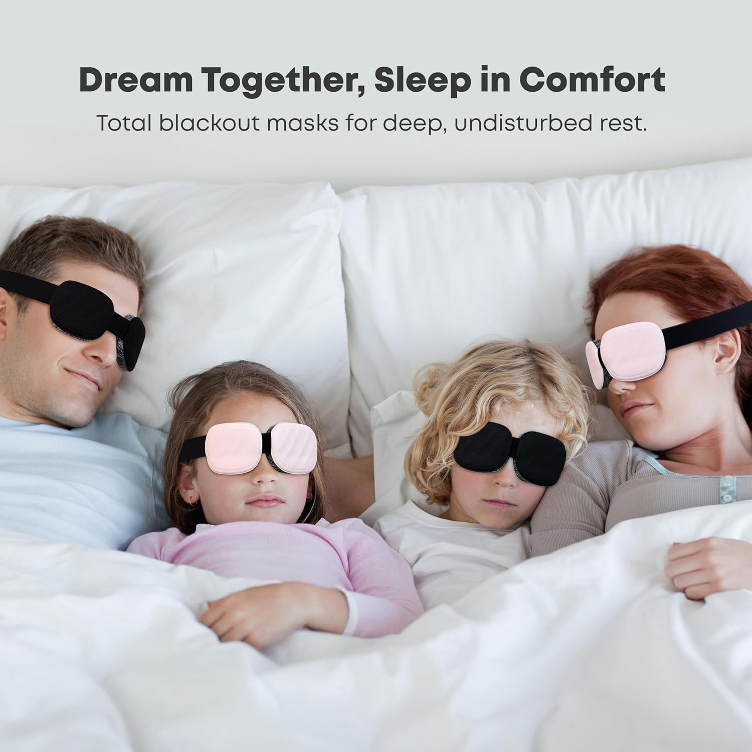 3D Contoured Sleeping Mask &ndash; 100% Blackout, Zero Pressure, Adjustable Eye Cups, Ultralight Lash Friendly Eye Mask for Travel, Women & Men Side Sleepers, Adults Kids Sleep Aid Gift (Black) image number 1