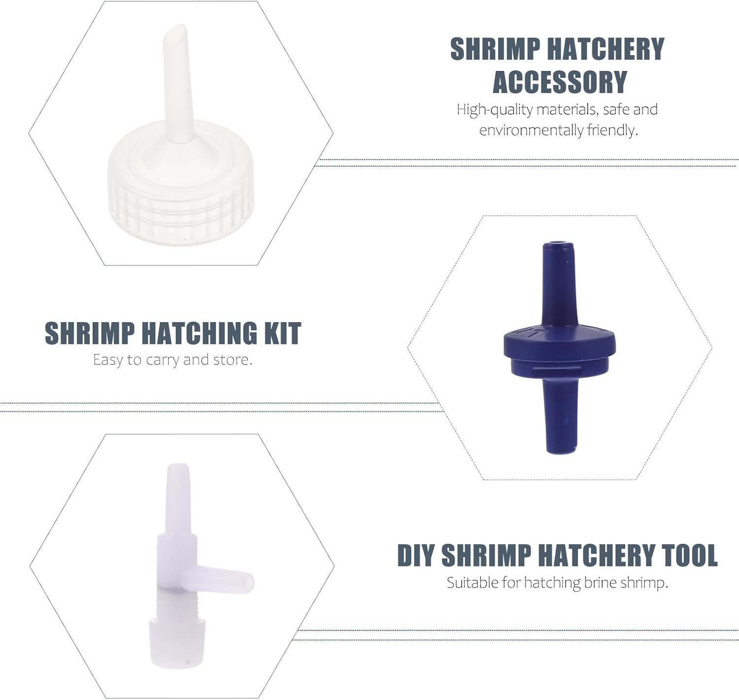 Gadpiparty 2 Sets Brine Shrimp Incubator Hatchery Kit 5Pcs DIY Aquarium Breeding Accessories for Fish Tanks Shrimp Eggs Hatching Tools Suitable for Aquatic Pet Enthusiasts image number 5