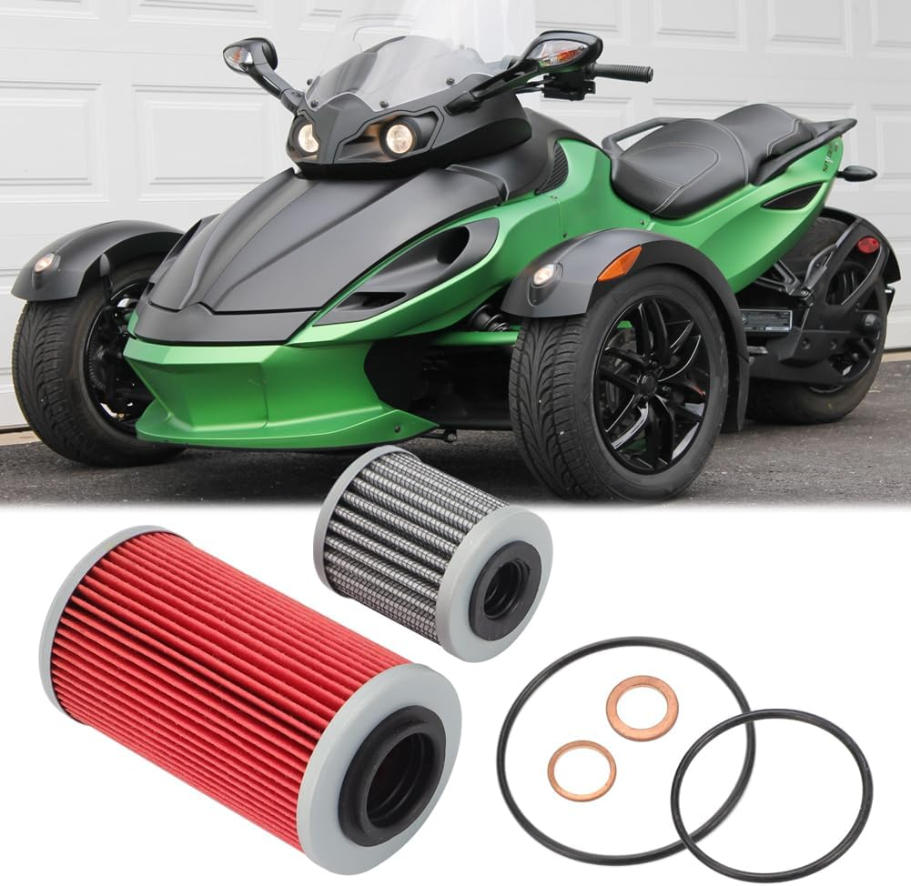 Can-Am Spyder SE5 Oil Filter W/Extended Trans Filter with Seal Kit