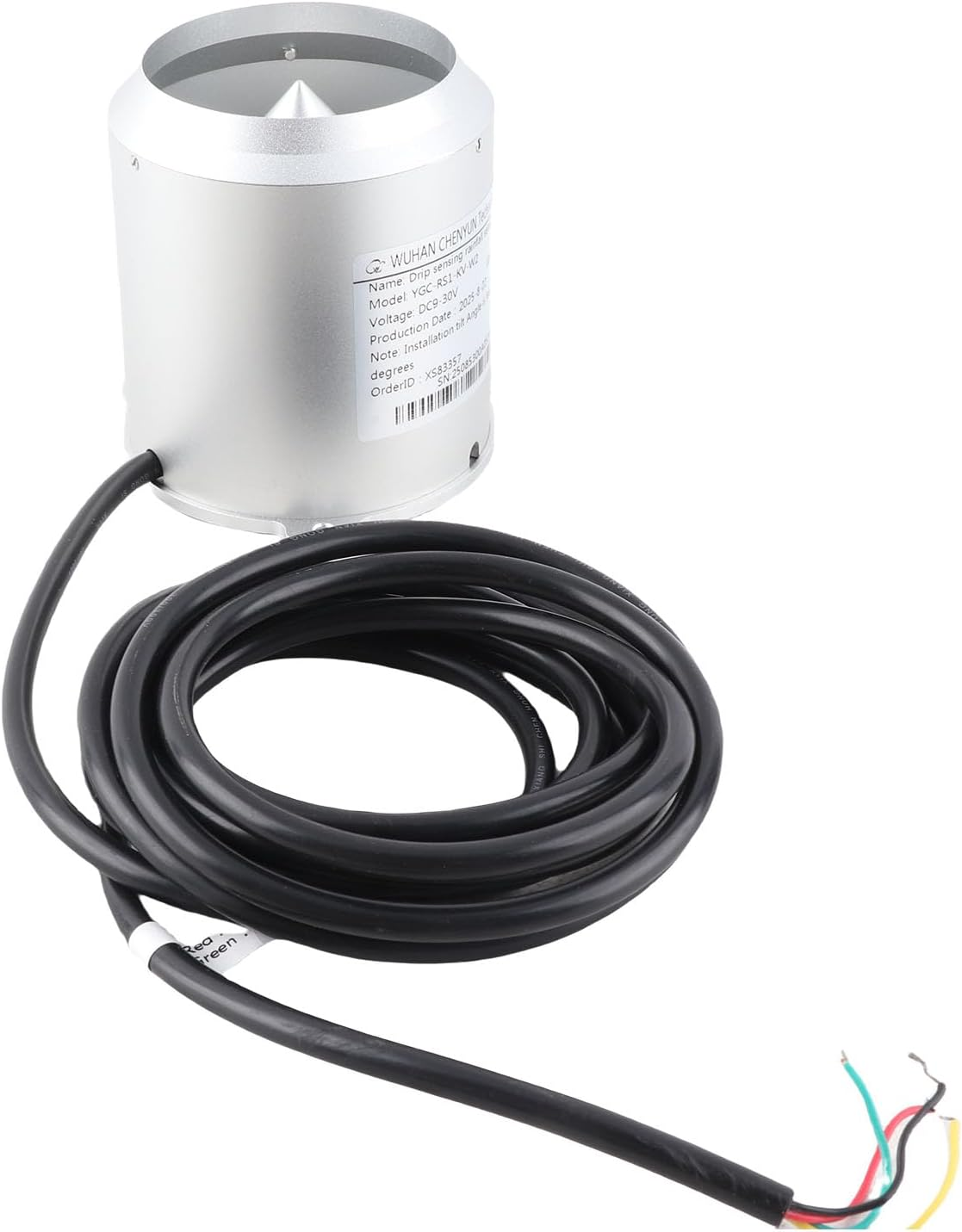 Yosoo Compact Rainfall Sensor RS485 Aluminum Alloy Rain for Automated Weather Stations image number 4