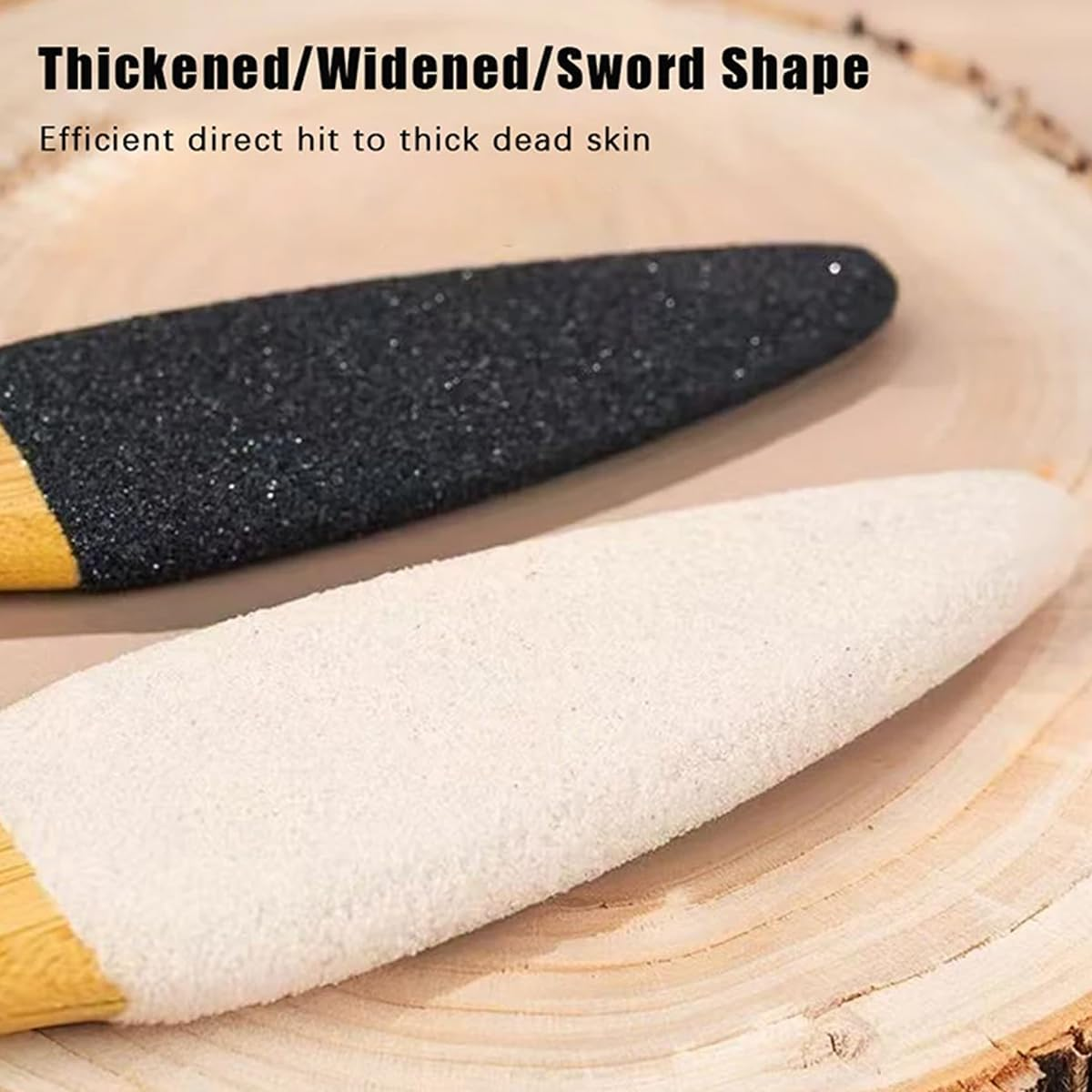 Pumice Stone Foot Care Callus Remover Pumice Stone with Handle for Callus and Skin Hardening Removal Pack of 2 image number 4