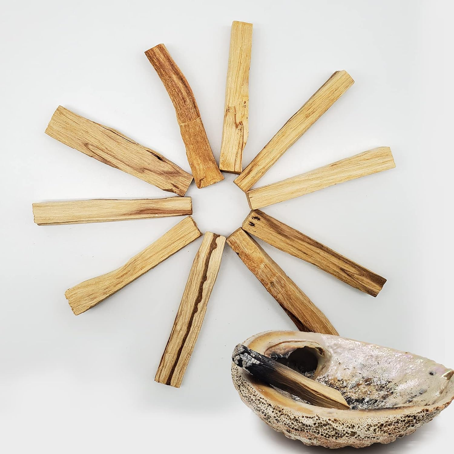 Palo Santo 15 Sticks for Home Relaxation and Cleansing High Resin Spiritual Cleansing Peruvian Palo Santo Wild Harvested Smudging Sticks image number 2